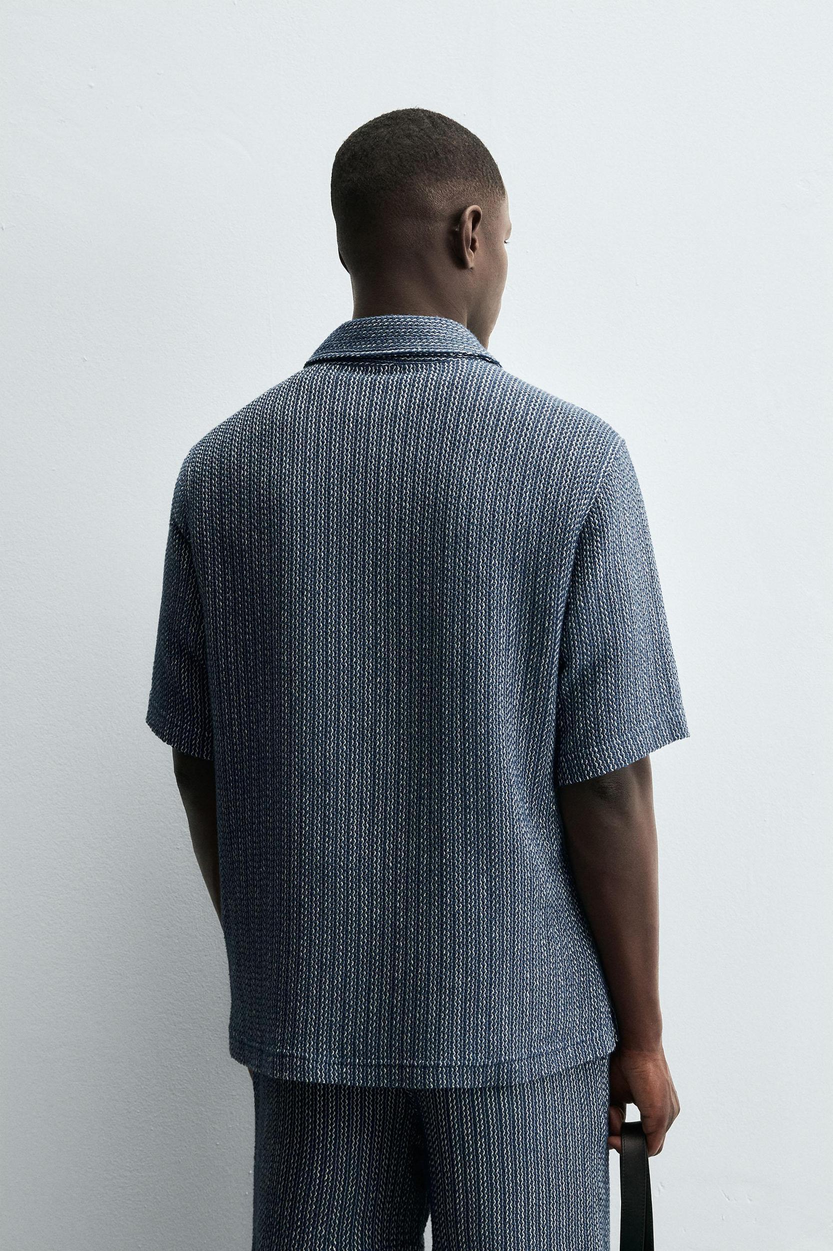 TEXTURED POLO SHIRT Product Image