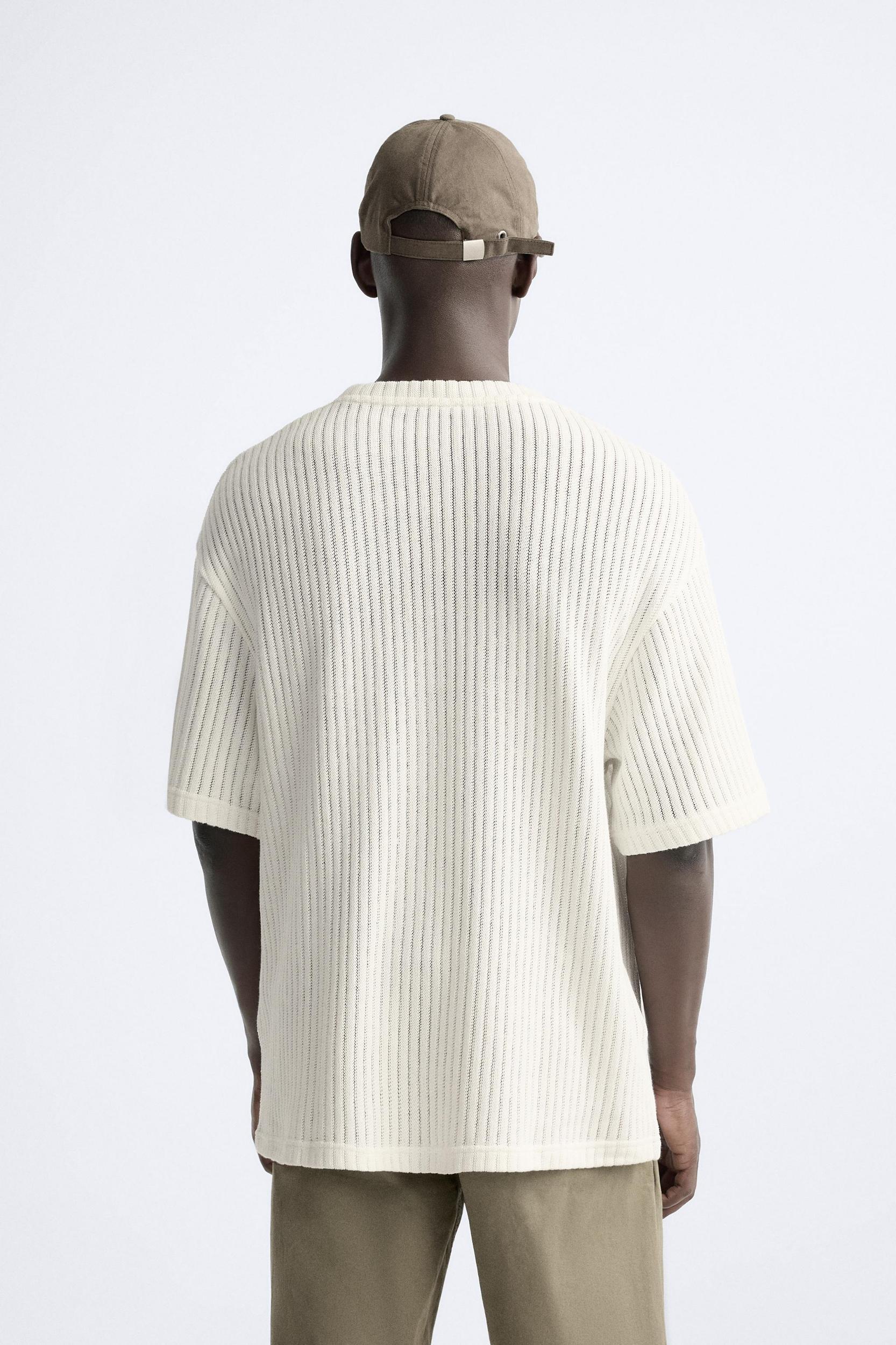 STRUCTURED OPEN WEAVE SWEATSHIRT Product Image