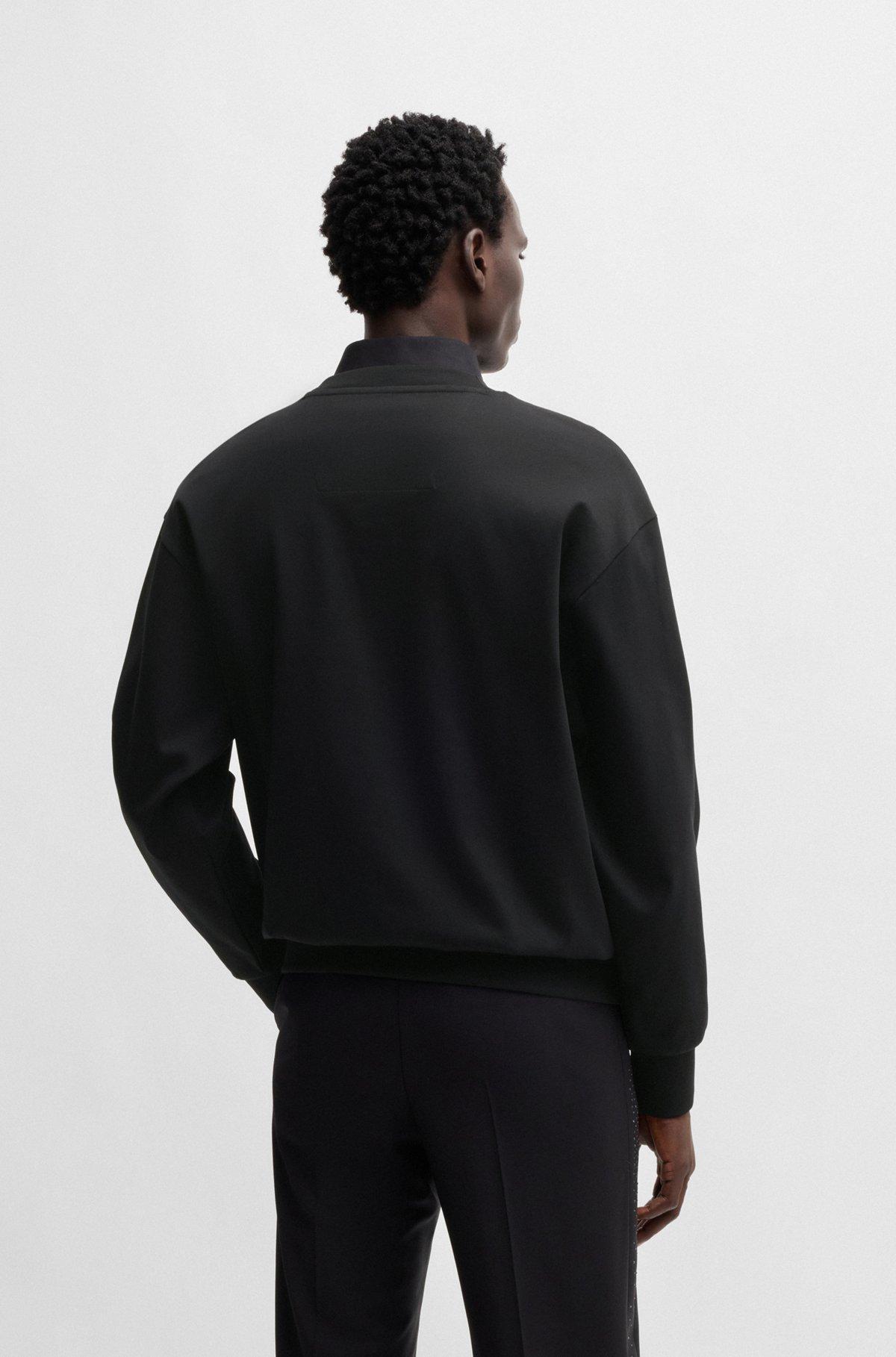 Cotton sweatshirt in relaxed fit with Double B monogram Product Image