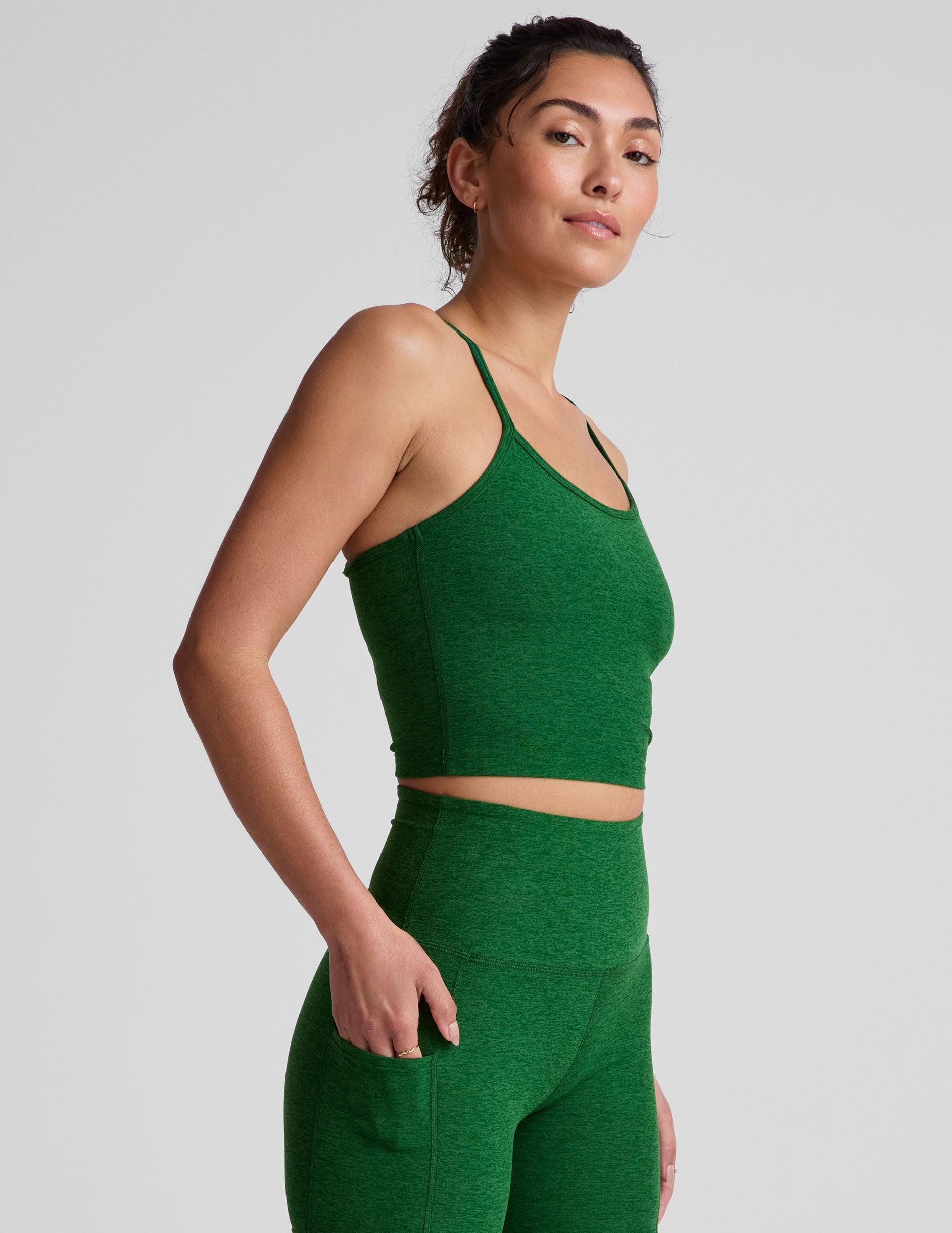 Spacedye Slim Racerback Cropped Tank Product Image