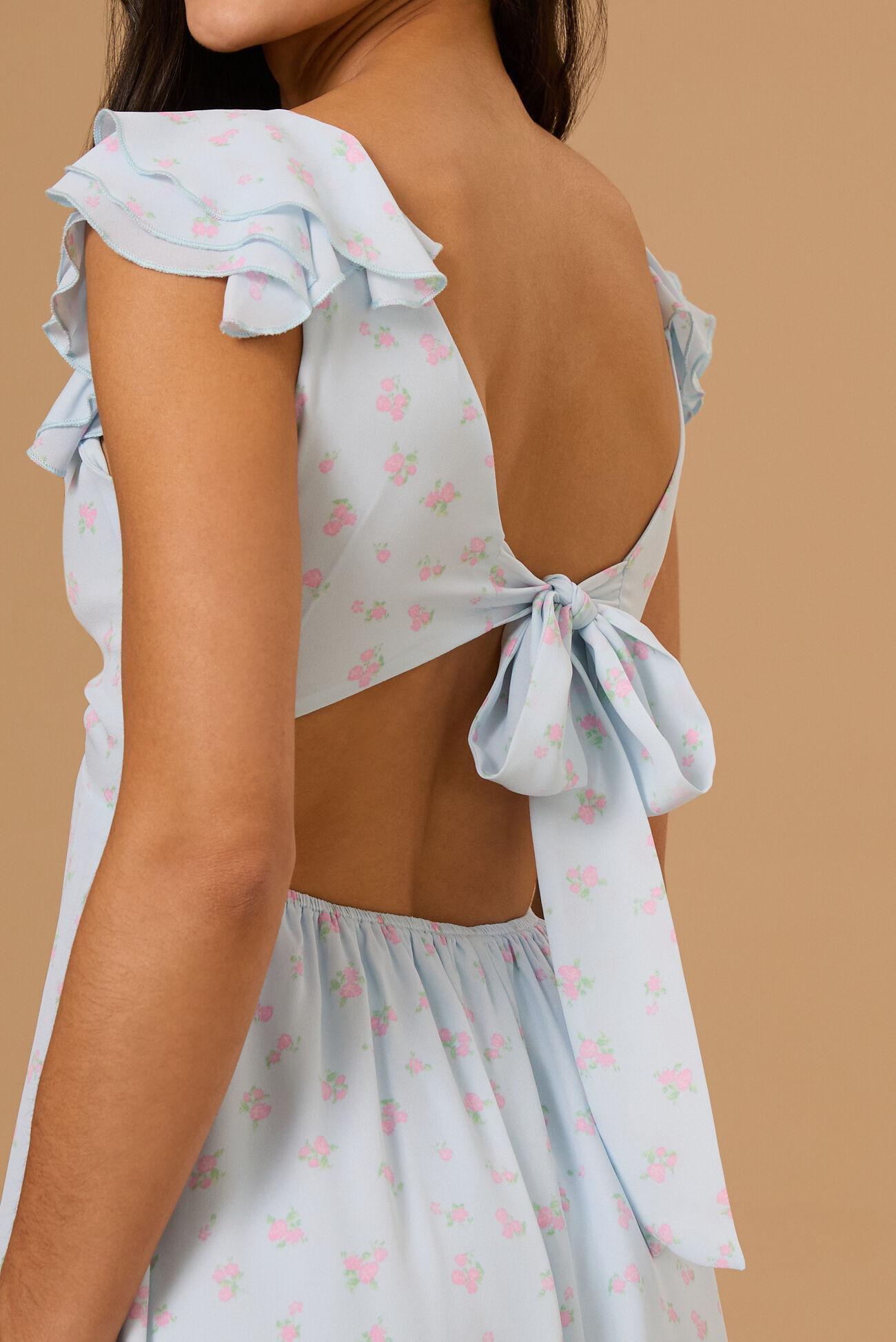 Evangeline Floral Mini Dress Product Image
