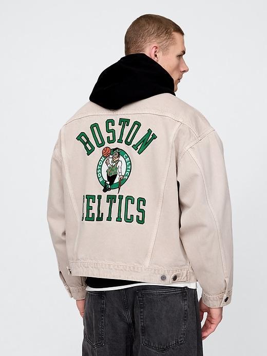 NBA Boston Celtics Icon Denim Jacket Product Image