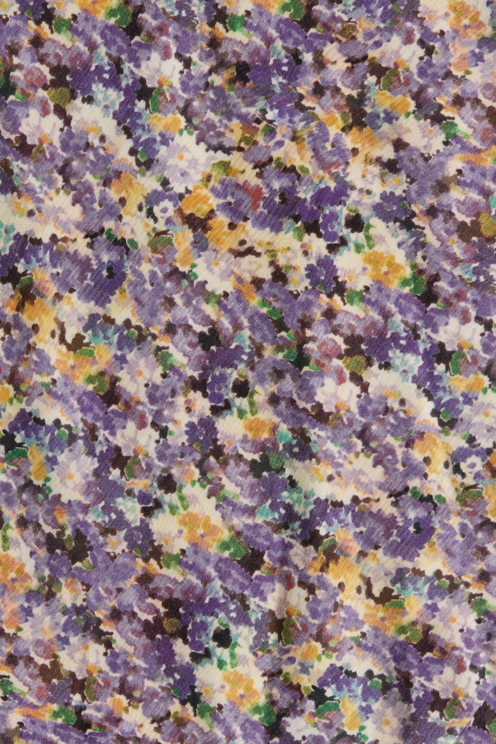 Bellavista Midi Dress Valerie Floral Purple Product Image