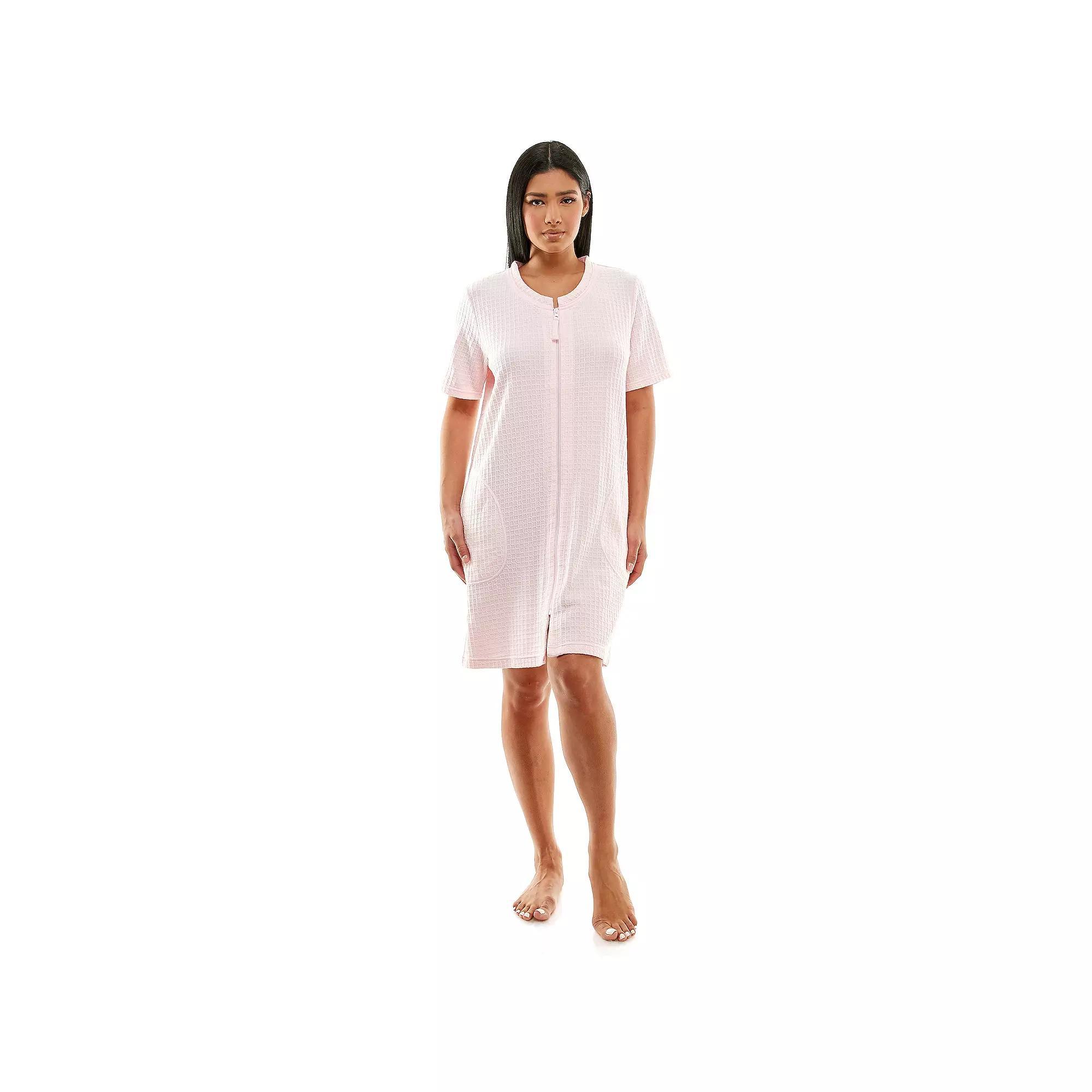 Womens Croft & Barrow Zip Front Robe Product Image