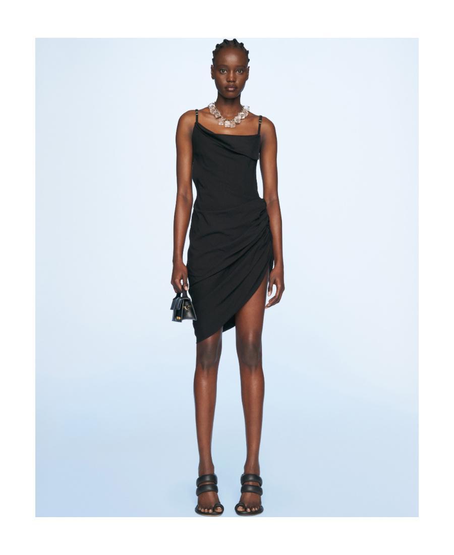 Black Le Papier 'La Robe Saudade' Minidress Product Image