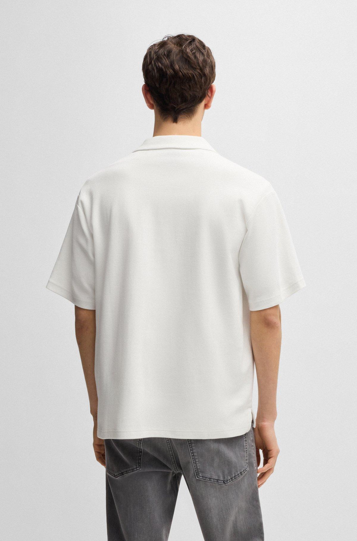 Relaxed-fit shirt in waffle cotton Product Image