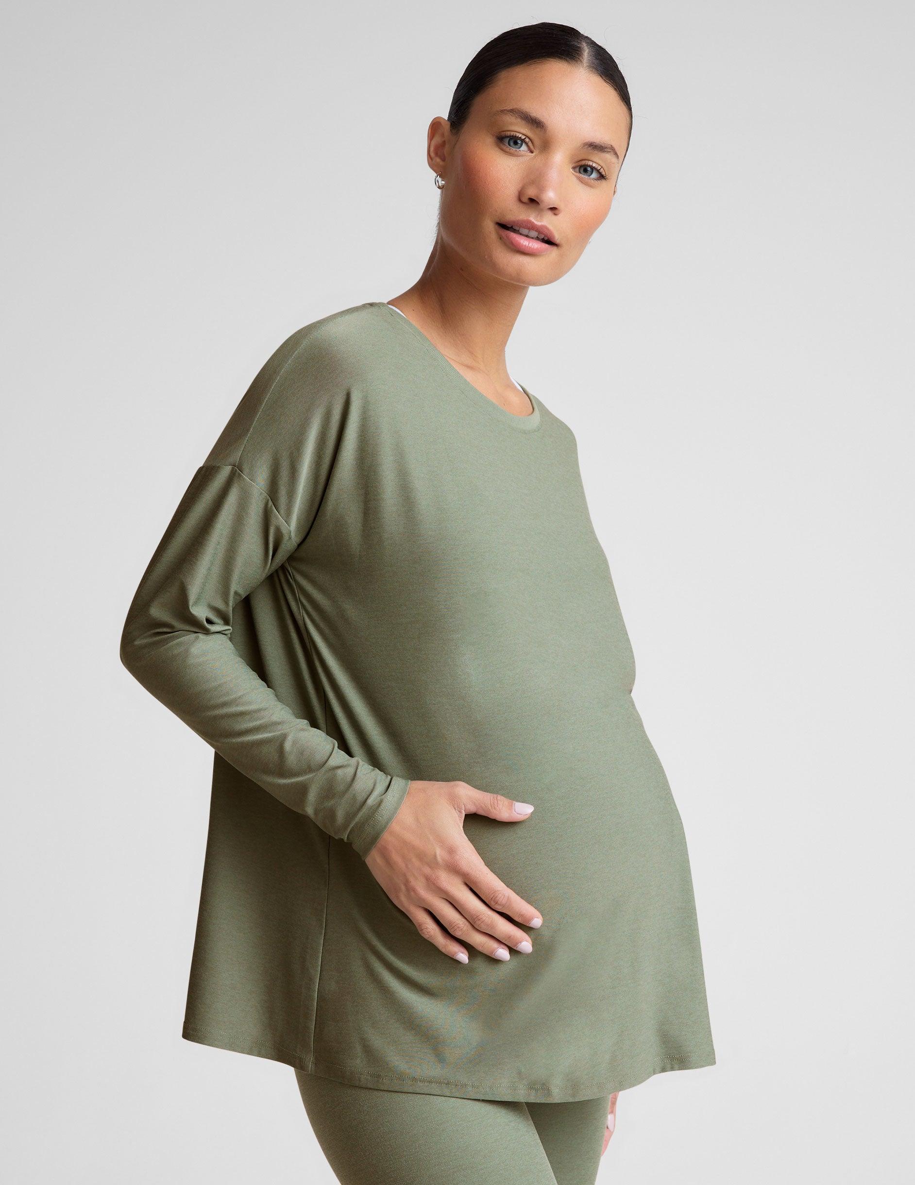 Featherweight Feels Like Home Long Sleeve Maternity Top Product Image