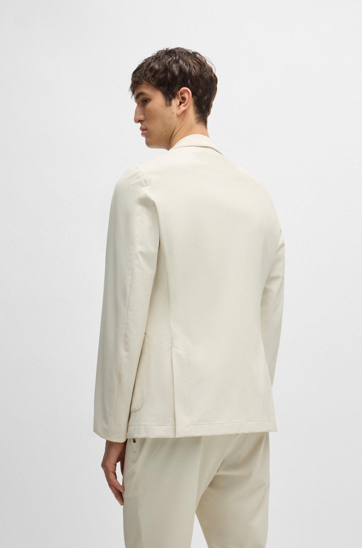 Slim-fit jacket in wrinkle-resistant performance-stretch fabric Product Image