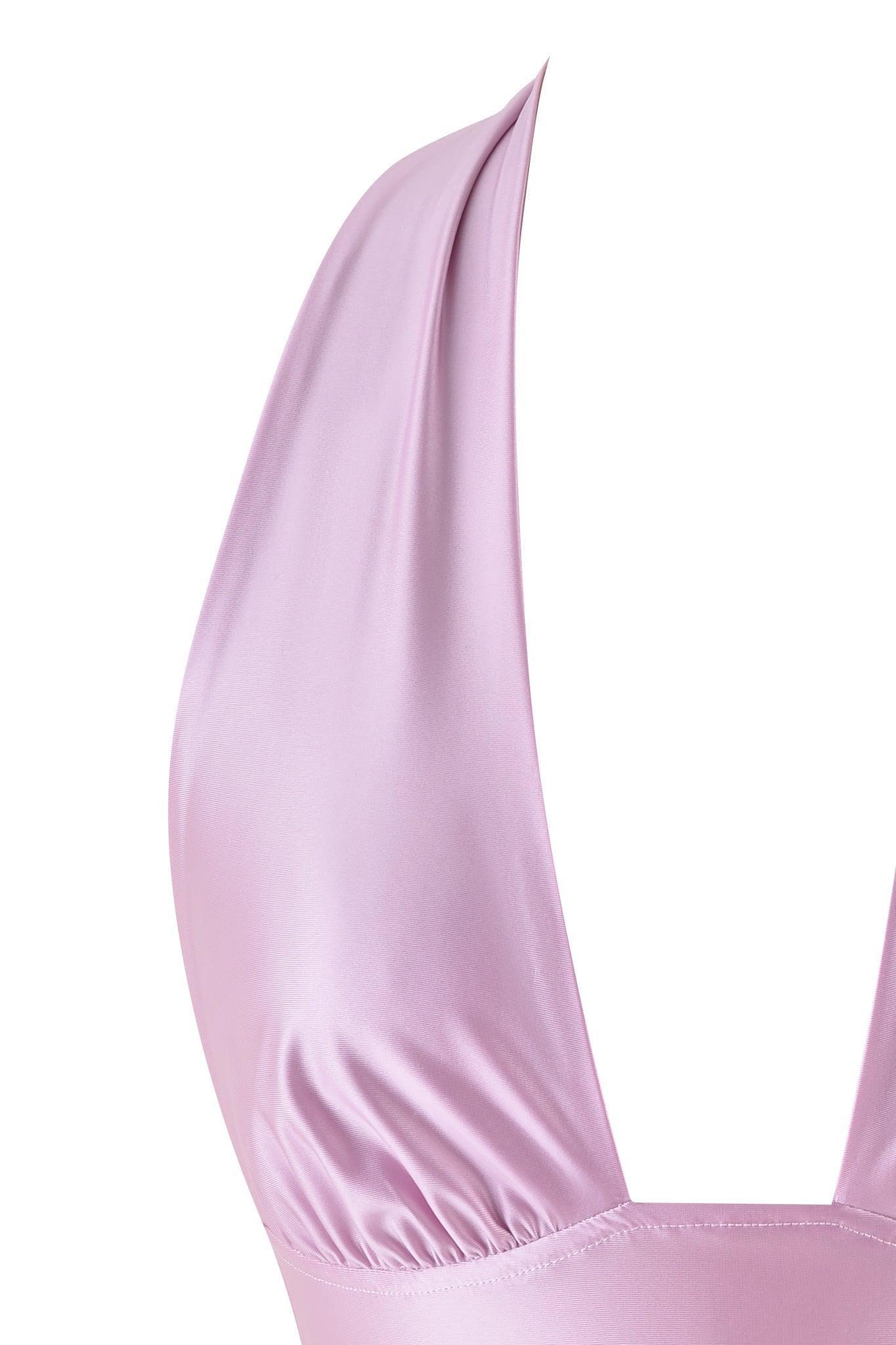 AURELIA HALTER TOP - PINK Product Image