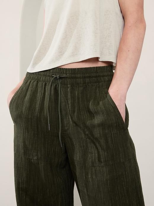 Retreat Linen High Rise Wide Leg Pant Product Image
