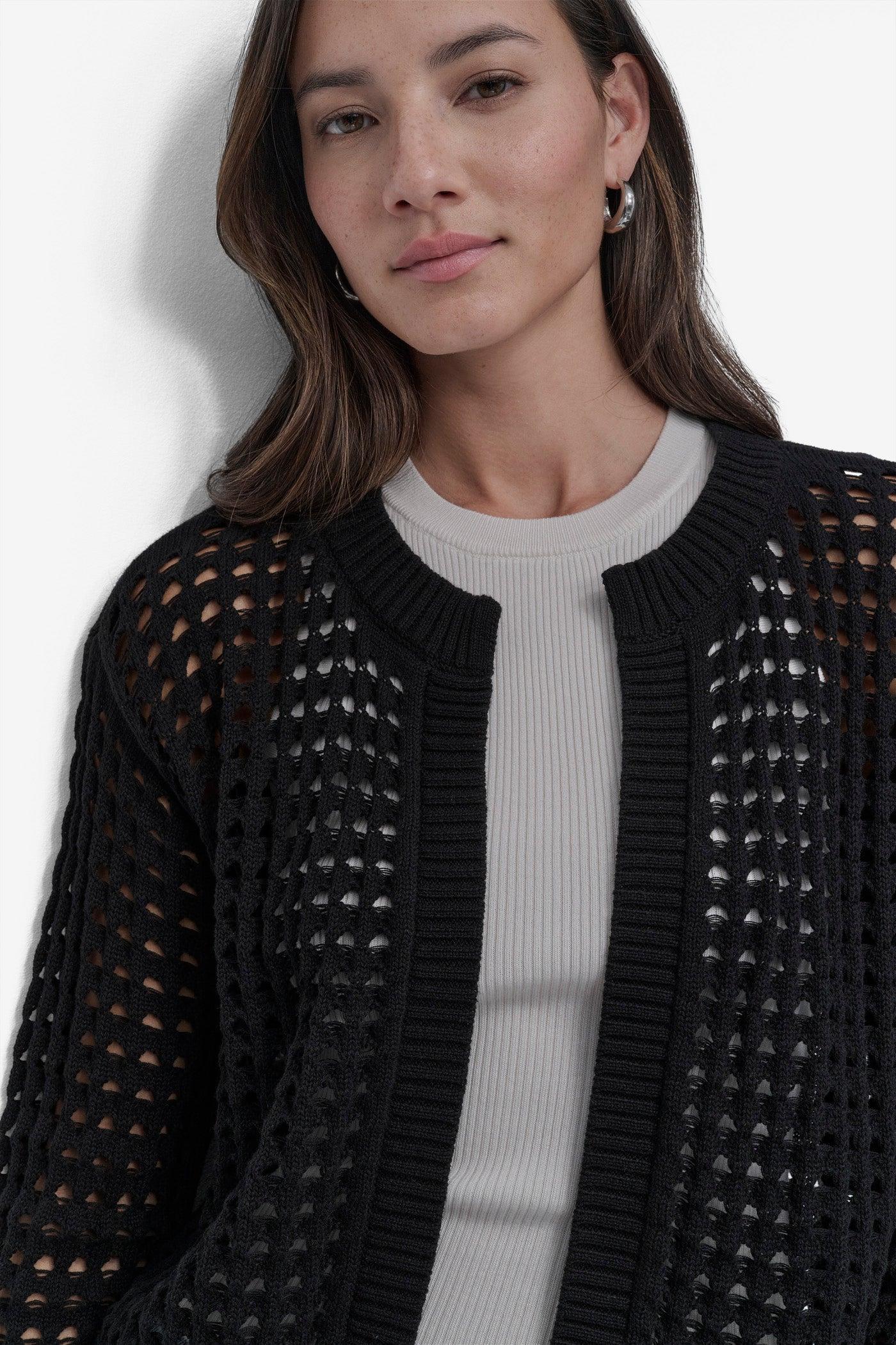 OPEN-STITCH CARDIGAN Product Image