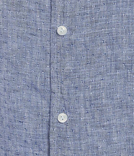 Cremieux Blue Label St. Tropez Solid Linen Long Sleeve Woven Shirt Product Image
