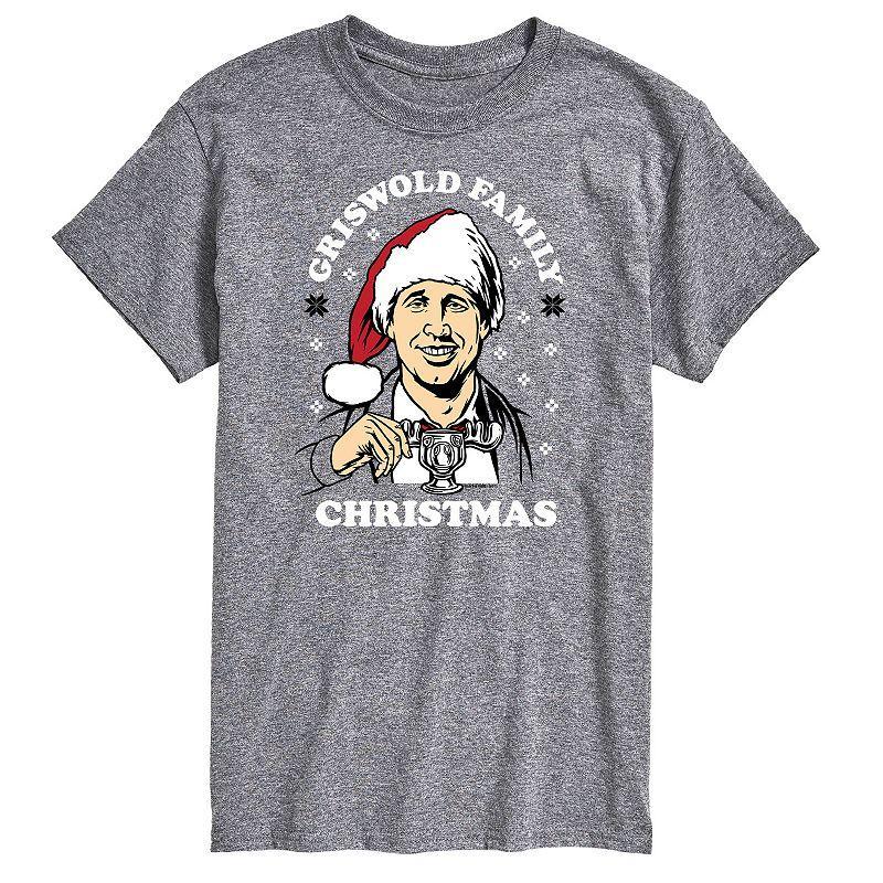 Big & Tall National Lampoons Christmas Vacation Griswold Family Christmas Graphic Tee, Mens Product Image