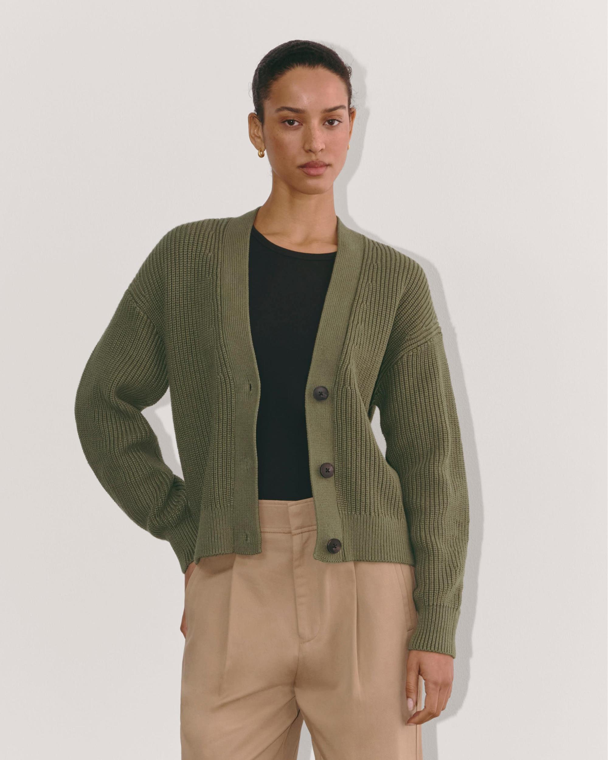 The Boxy Cardigan in Everyday Cotton Product Image