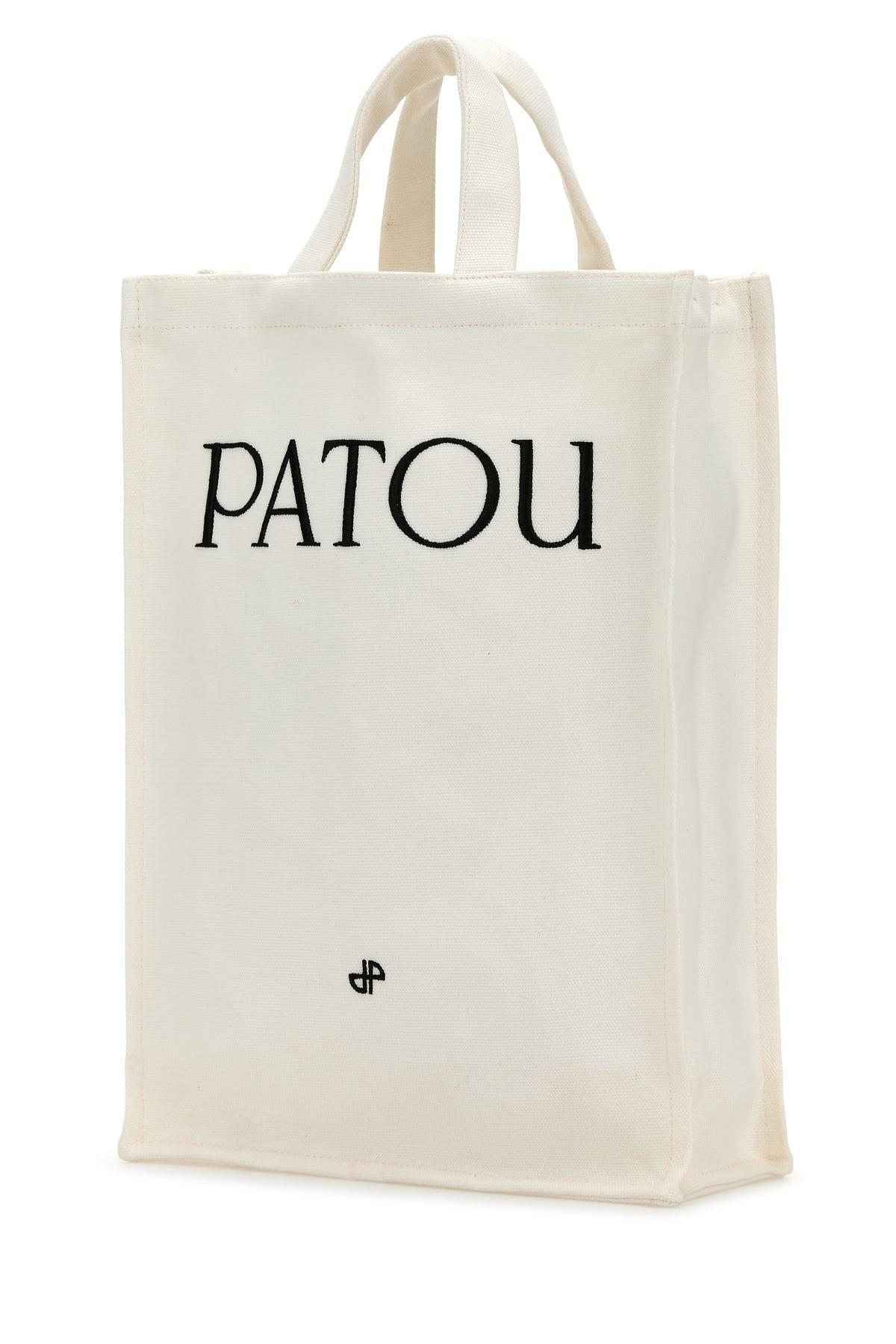 PATOU Women's Vertical Shopper Bag In White Product Image