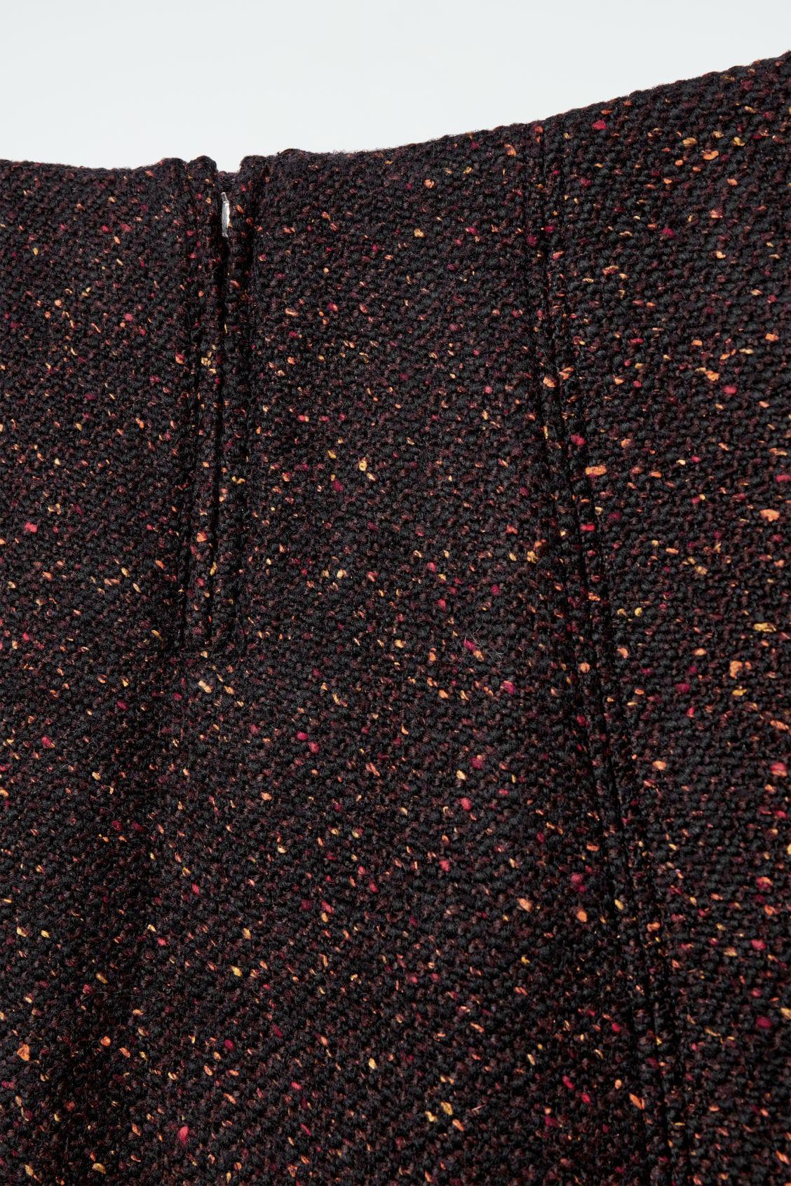 FLECKED WOOL-BLEND MINI SKIRT Product Image