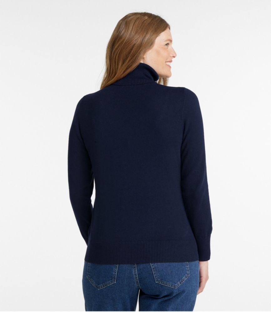 
                            Women's Cotton/Cashmere Sweater, Turtleneck
                         Product Image
