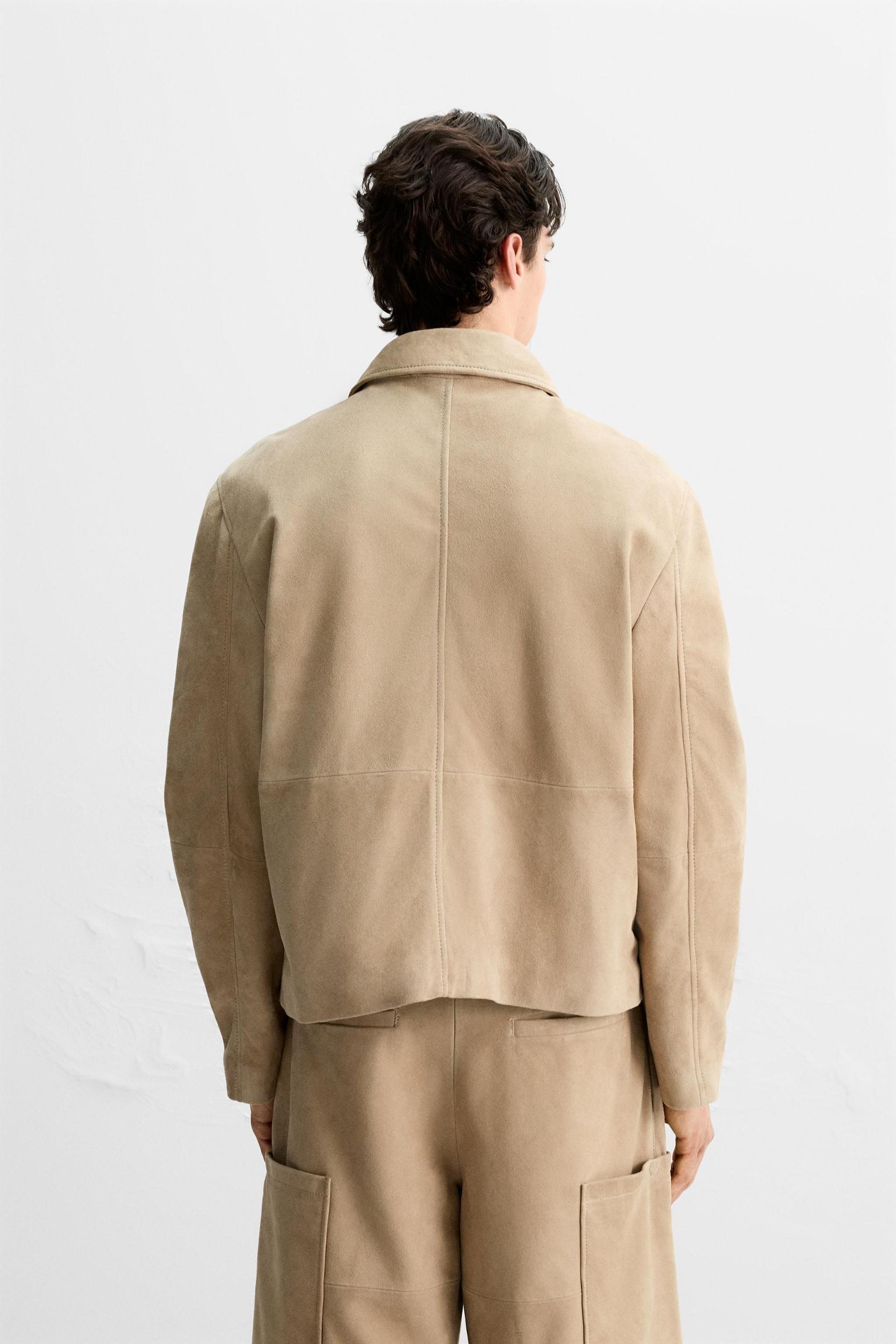 SUEDE OVERSHIRT Product Image