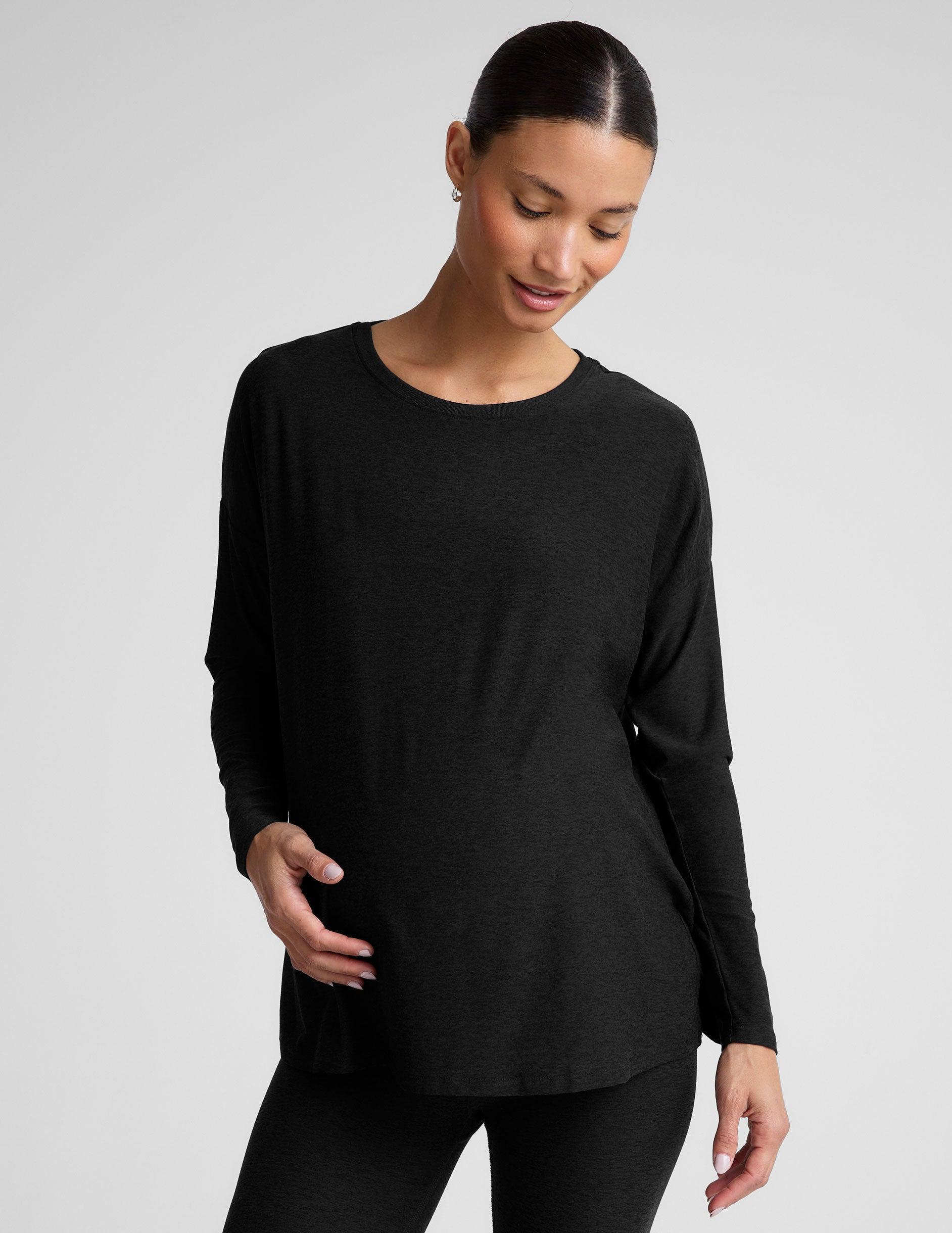 Featherweight Feels Like Home Long Sleeve Maternity Top Product Image