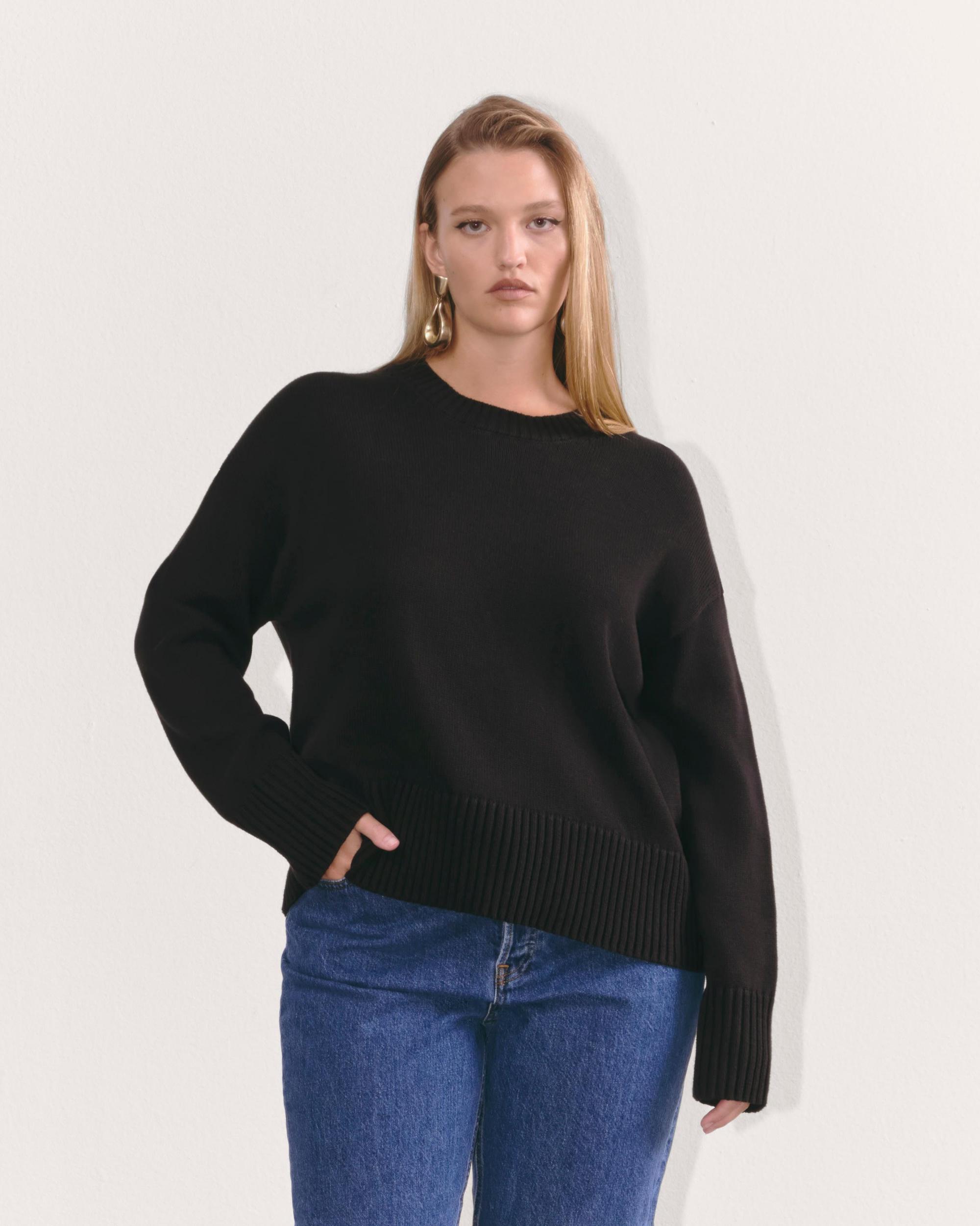 Womens Boxy Sweater in Everyday Cotton by Everlane Product Image