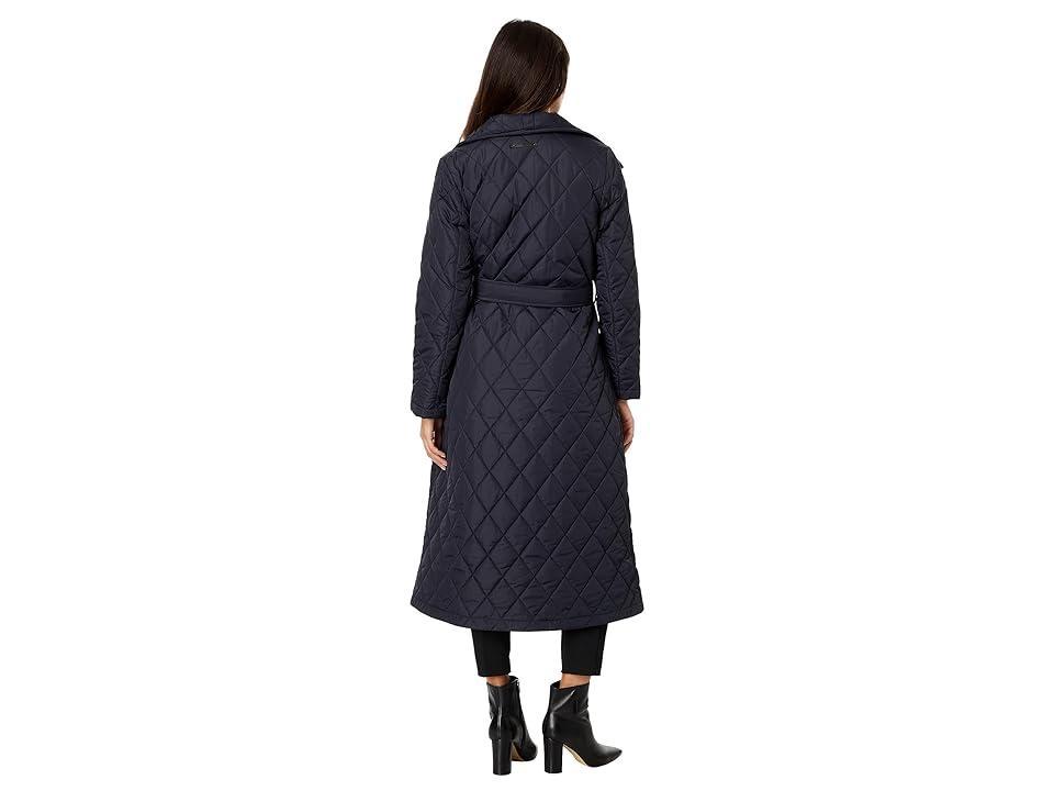 Lauren Ralph Lauren Diamond Belted Maxi with Metal Sleeve Patch Women's Clothing Product Image