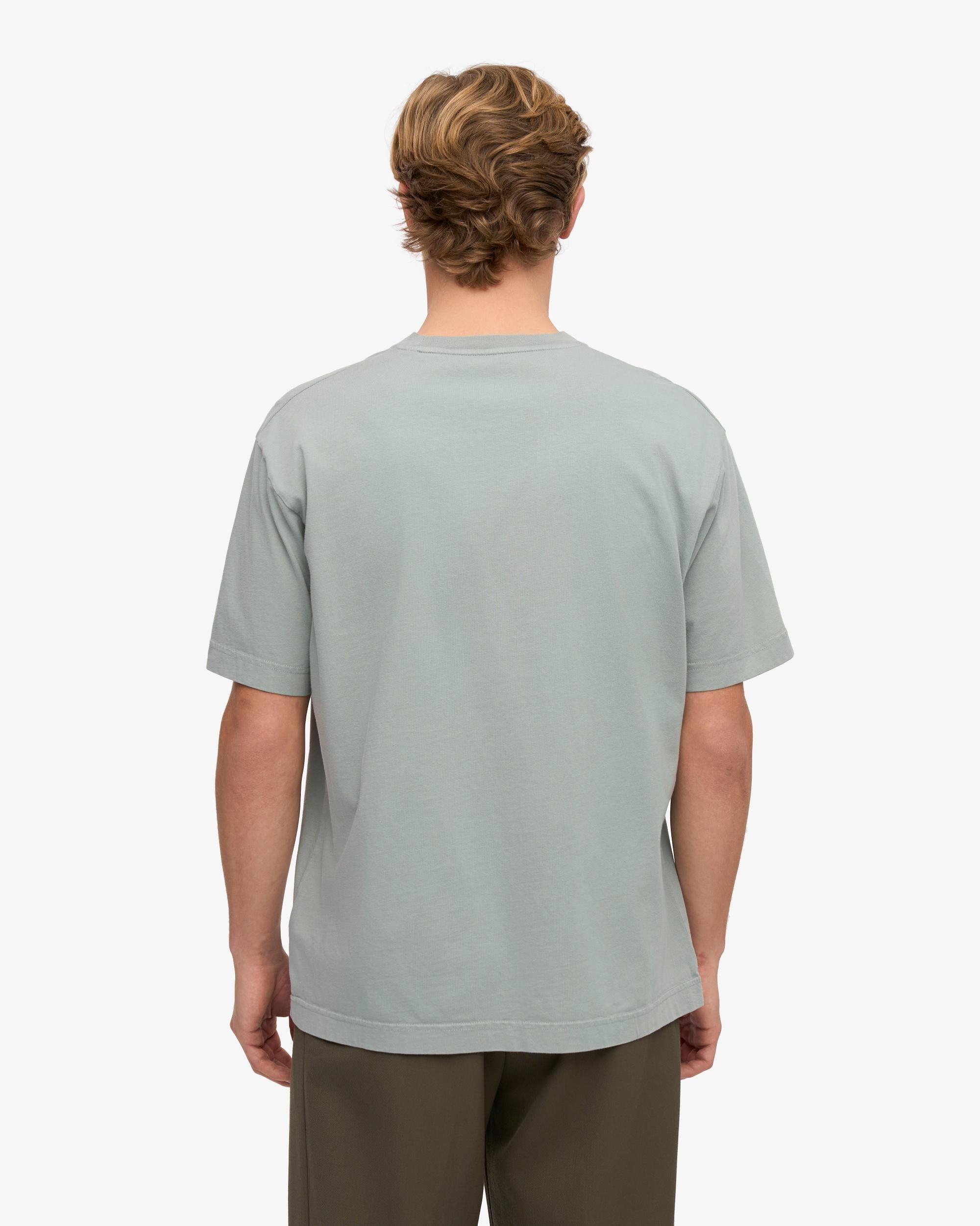 Oversized Organic T-Shirt - Steel Blue Product Image