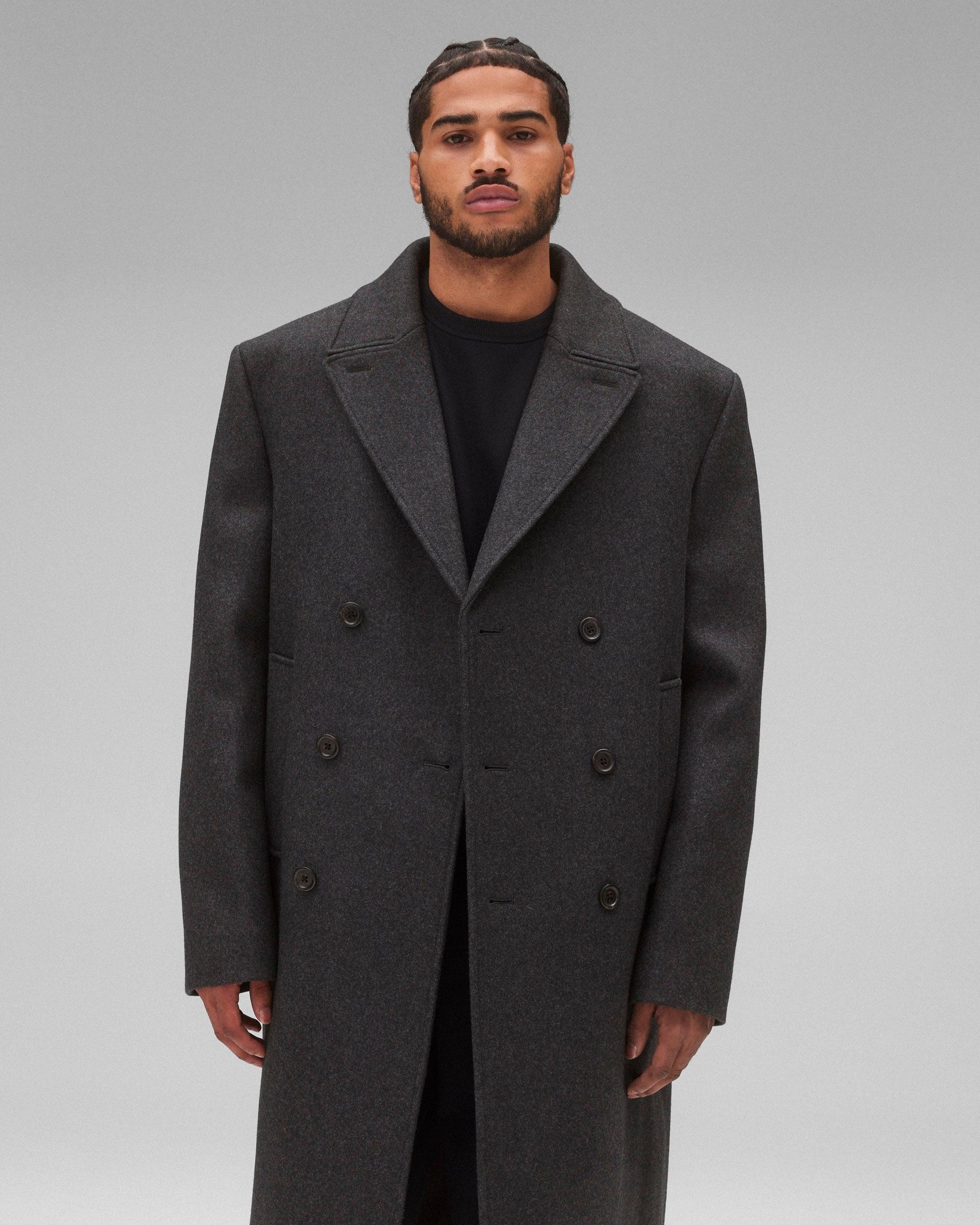 Wool Cashmere Polo Coat Male Product Image
