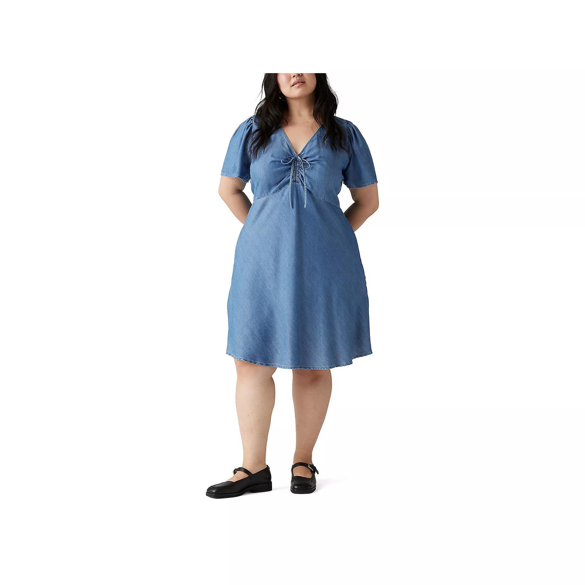 Plus Size Levi's® Delray Western Mini Dress, Women's, Size: 1XL, New News Product Image