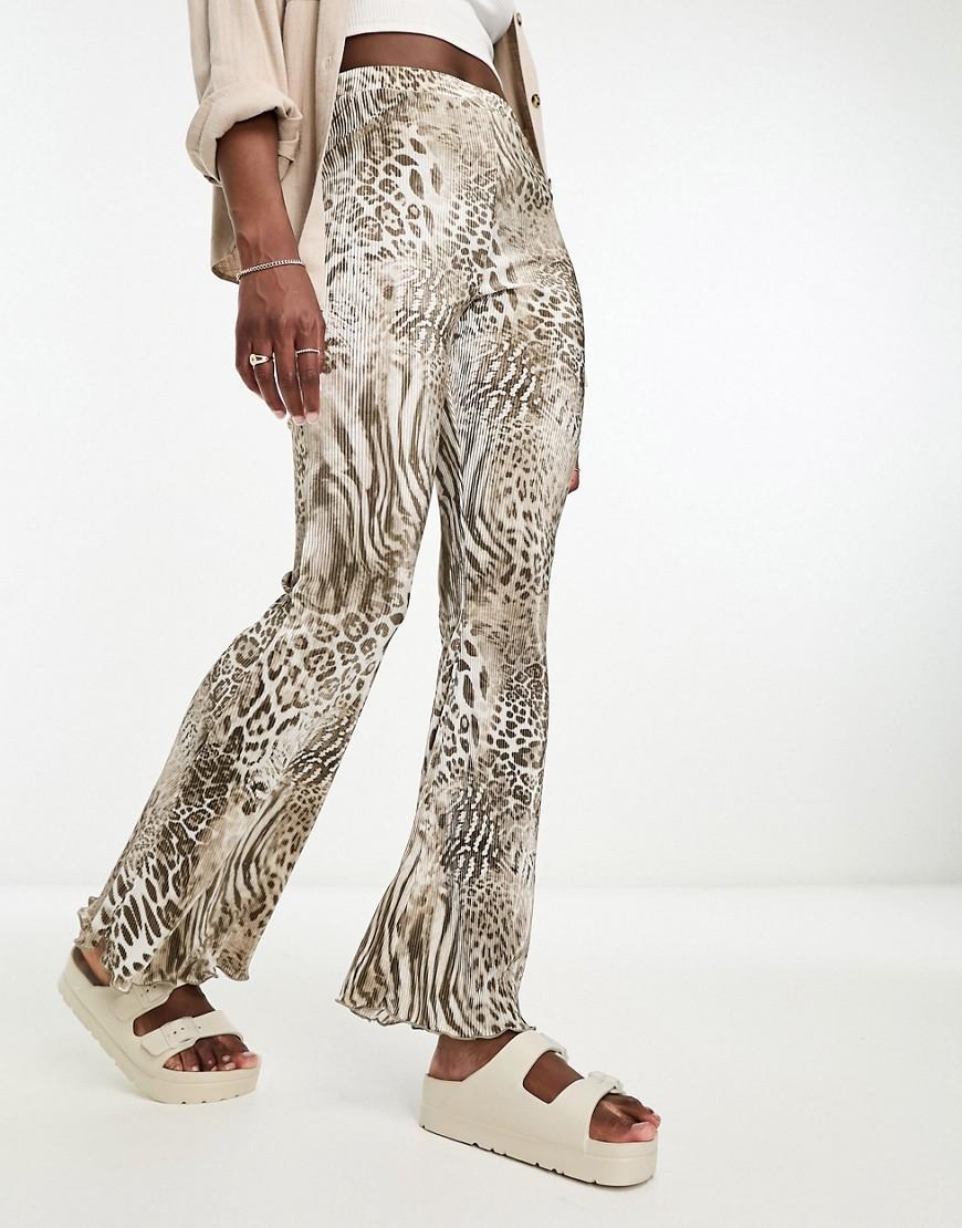 ASOS DESIGN plisse flare Product Image
