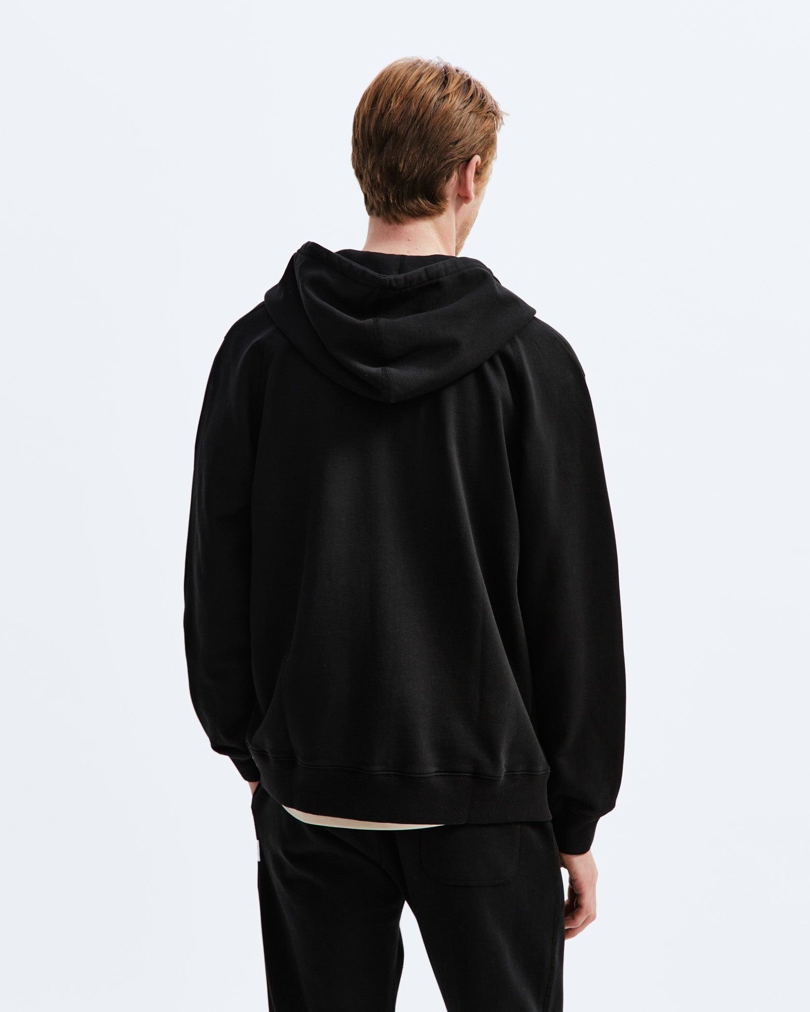 Midweight Terry Classic Full Zip Hoodie - Vault Male Product Image