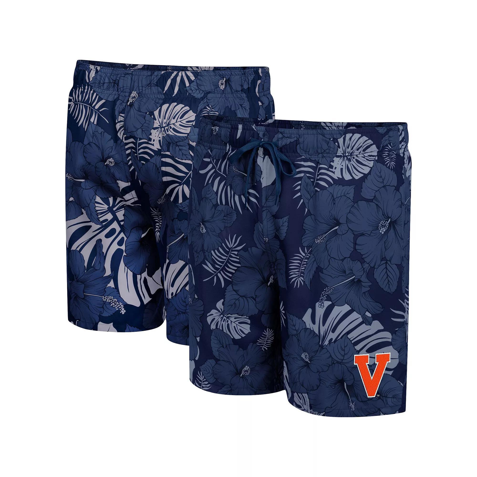 Men's Colosseum Black Army Black Knights The Dude Swim Shorts, Size: Small, Nc2 Black Product Image