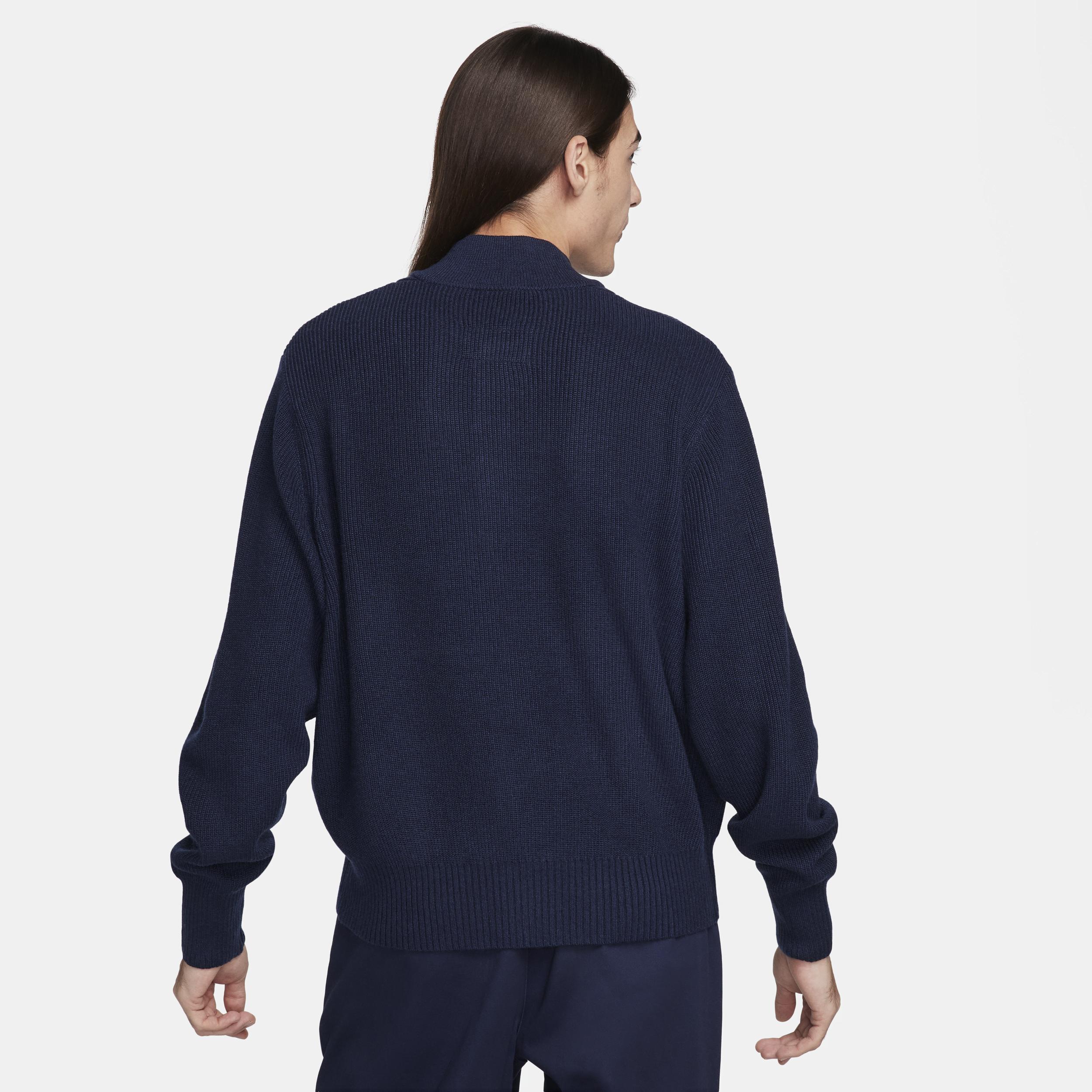 Nike Life Men's Long-Sleeve Military Henley Sweater Product Image