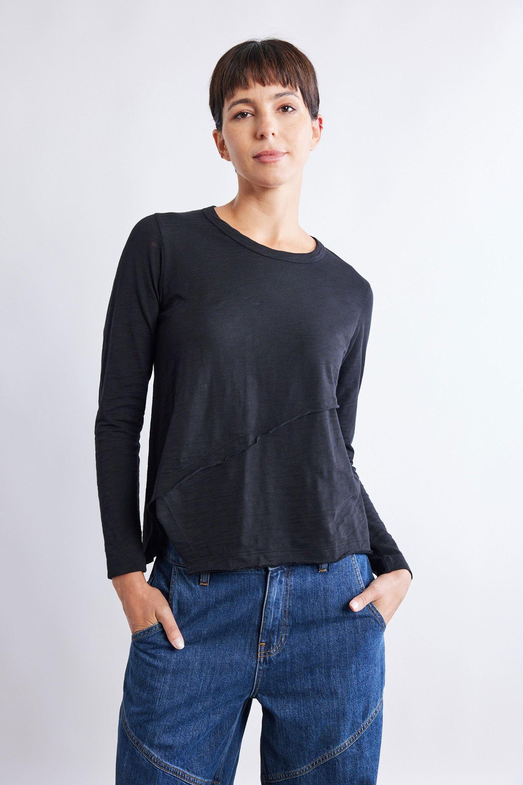 Inner Glow Asymmetric Long Sleeve Top Product Image