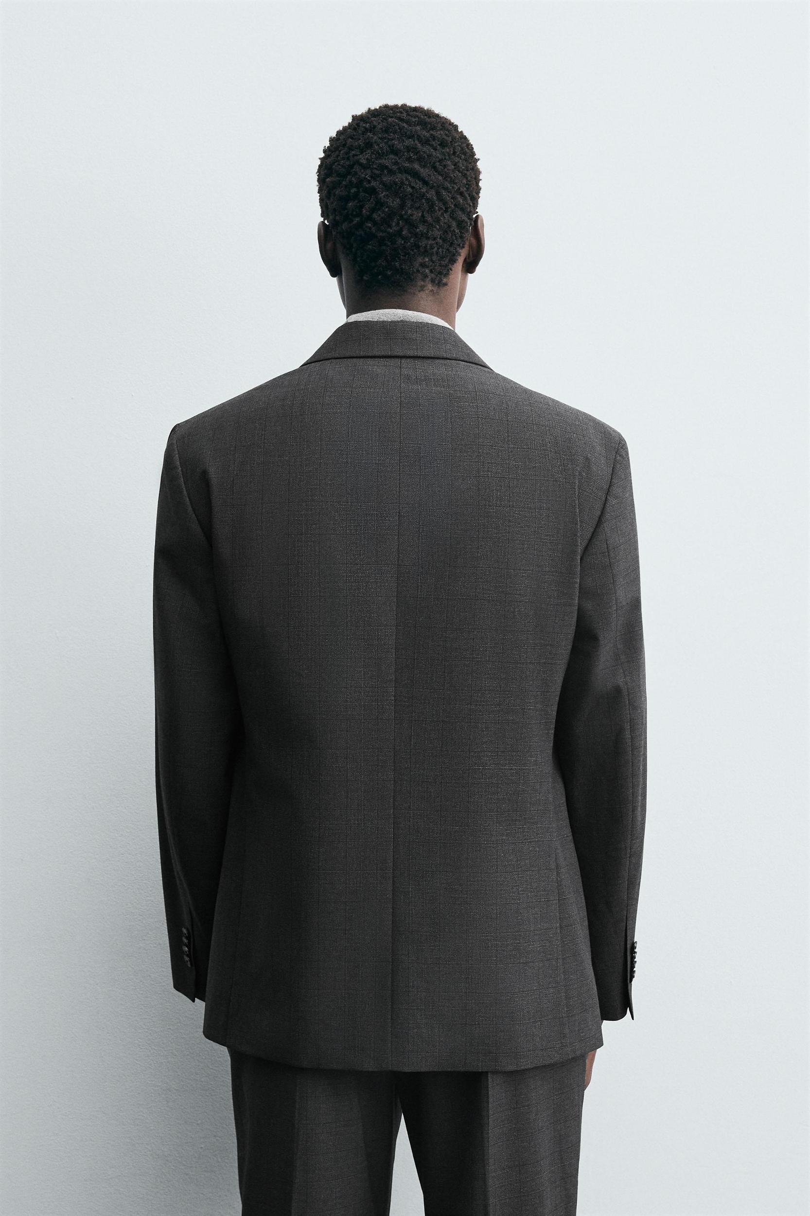 PLAID SUIT BLAZER Product Image