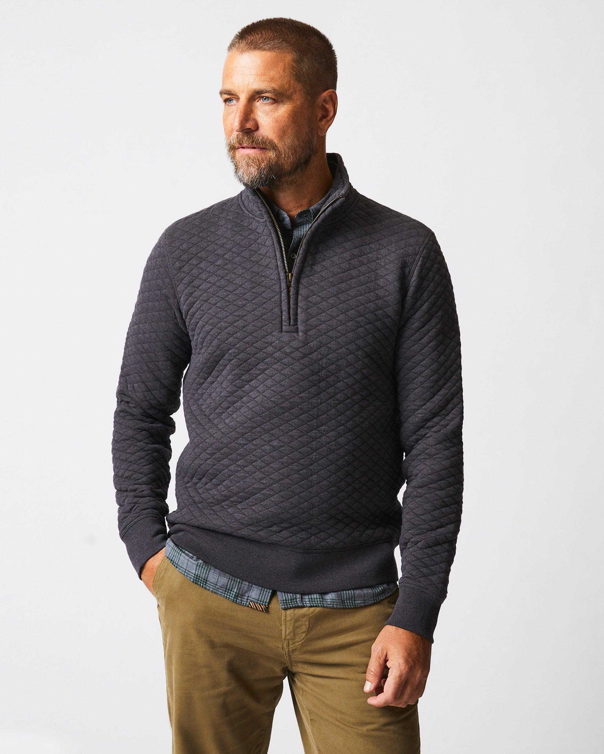 Diamond Quilt Half Zip -  Product Image