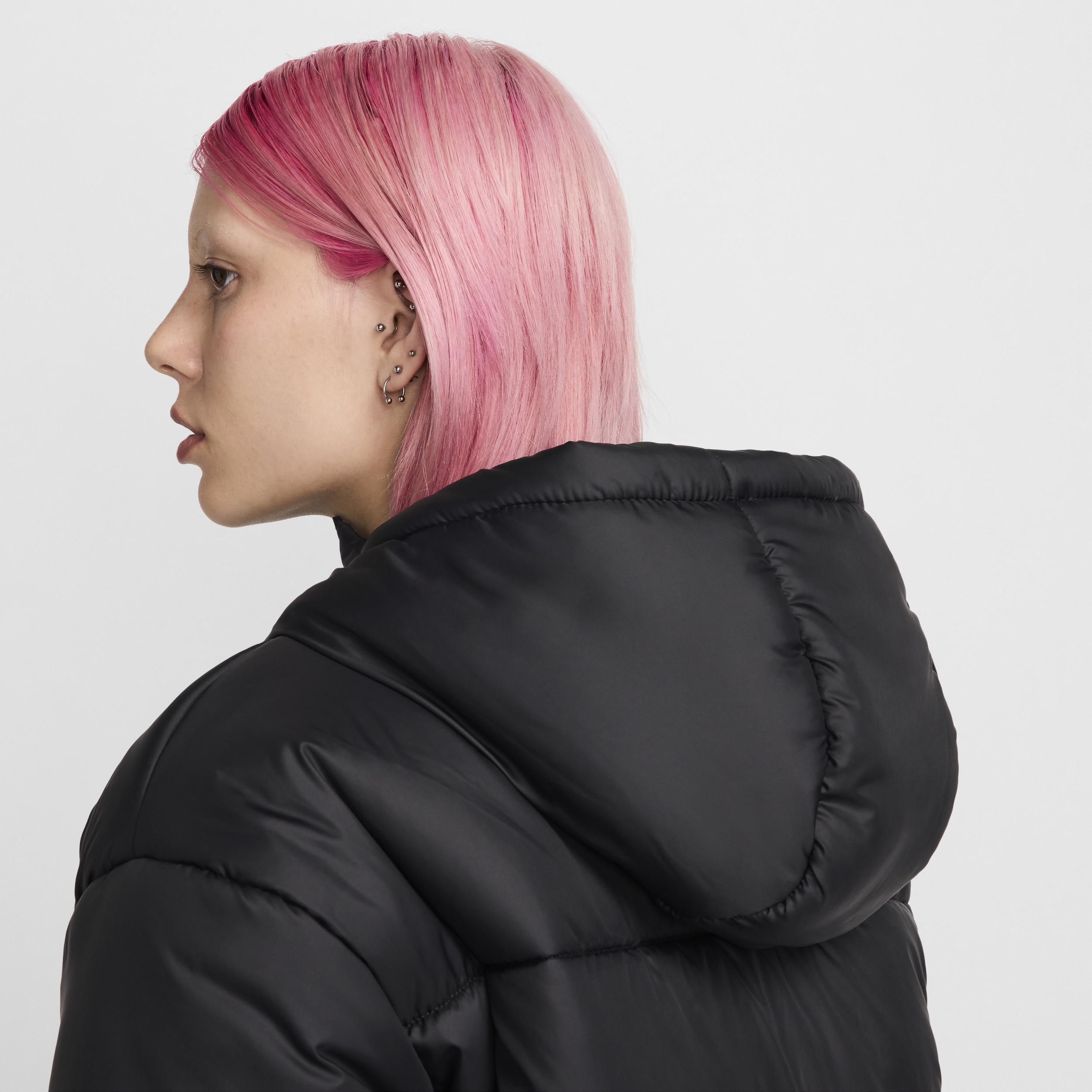 Womens Nike Sportswear Classic Puffer Therma-FIT Loose Hooded Jacket Product Image