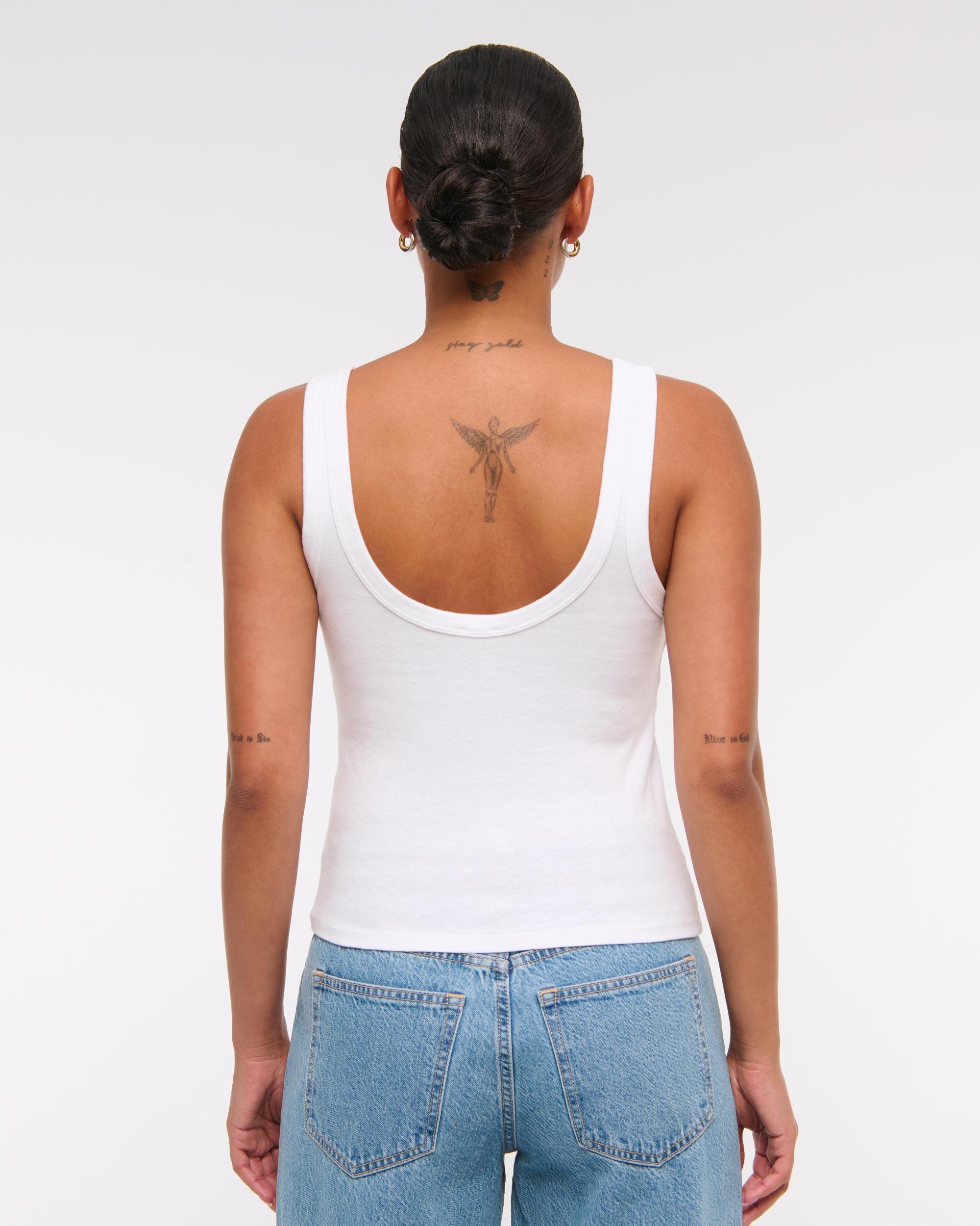 Vintage Rib Tuckable Scoopneck Tank Product Image