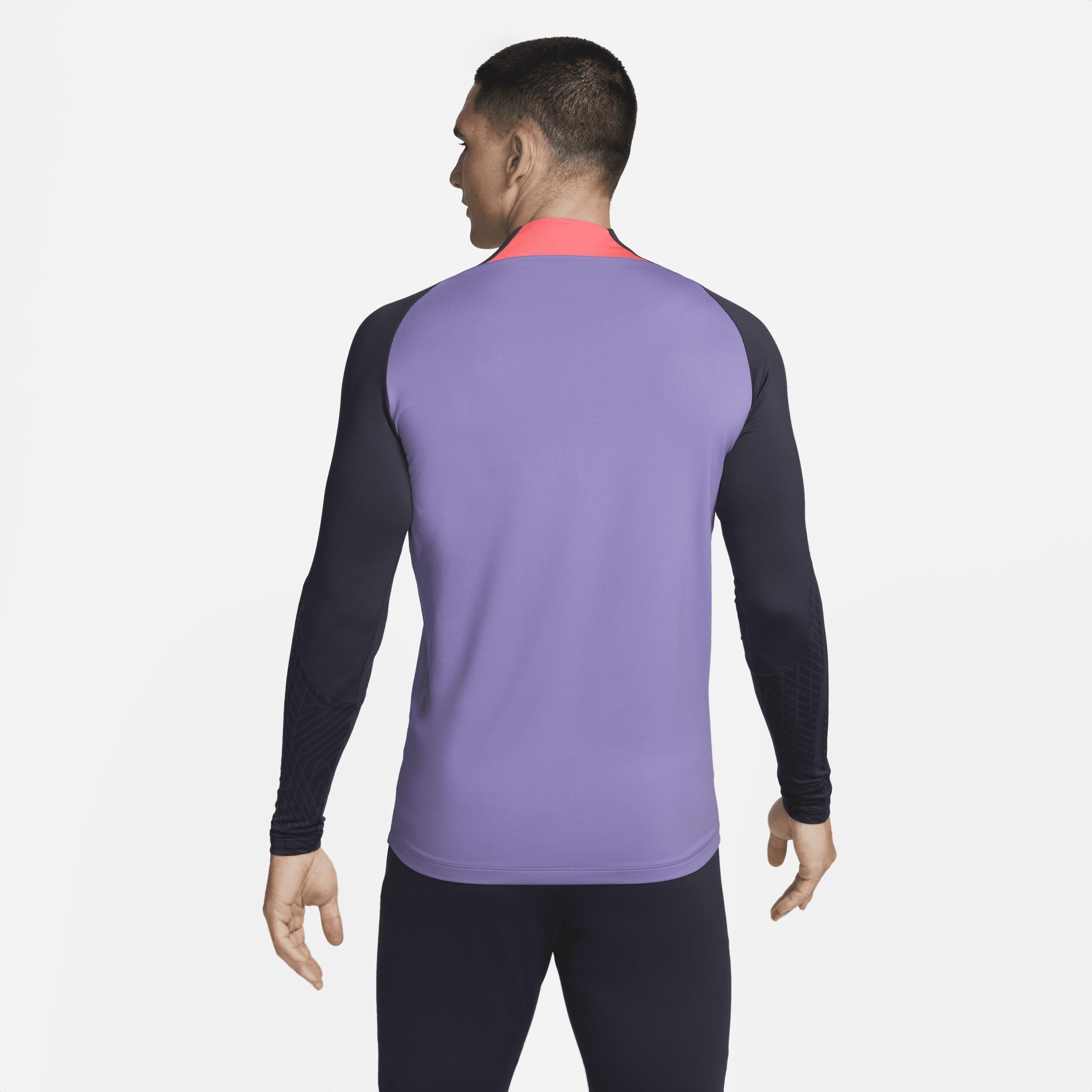 Men's Nike Purple Liverpool Strike Drill 2023/24 Performance Quarter-Zip Long Sleeve Top, Size: XL, Lvp Purple Product Image