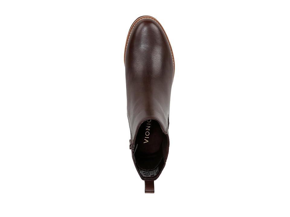 VIONIC Aria Booties (Dark Leather) Women's Boots Product Image