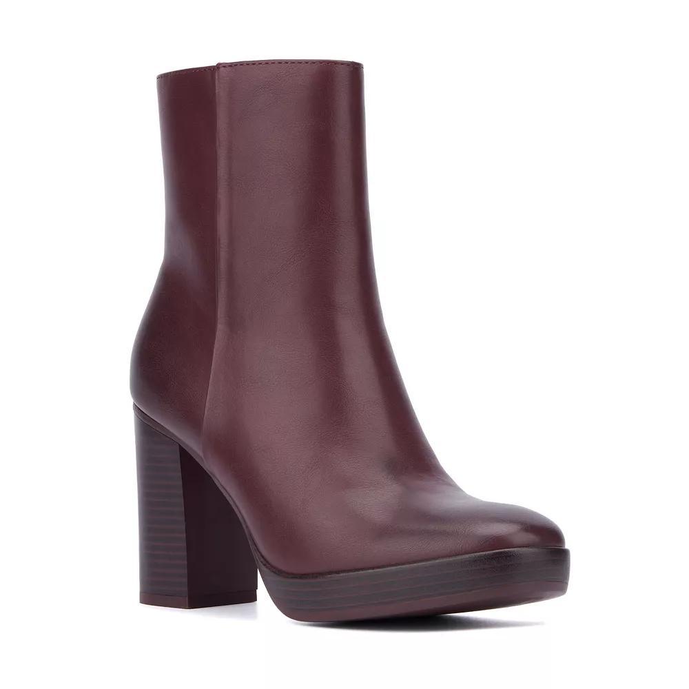 New York & Company Fay Women's Ankle Booties, Size: 9, Red Product Image