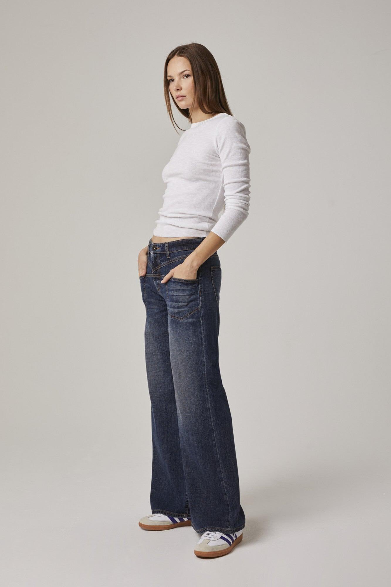 CARY HIGH RISE WIDE LEG WITH FRT AND BCK YOKE Product Image