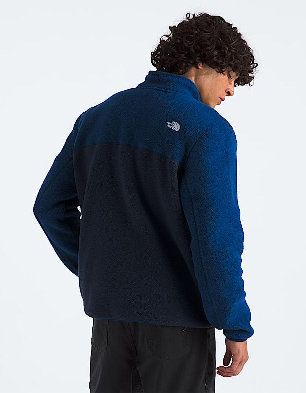 THE NORTH FACE Yumiori Mens Quarter Zip Fleece Jacket - NAVY COMBO Product Image