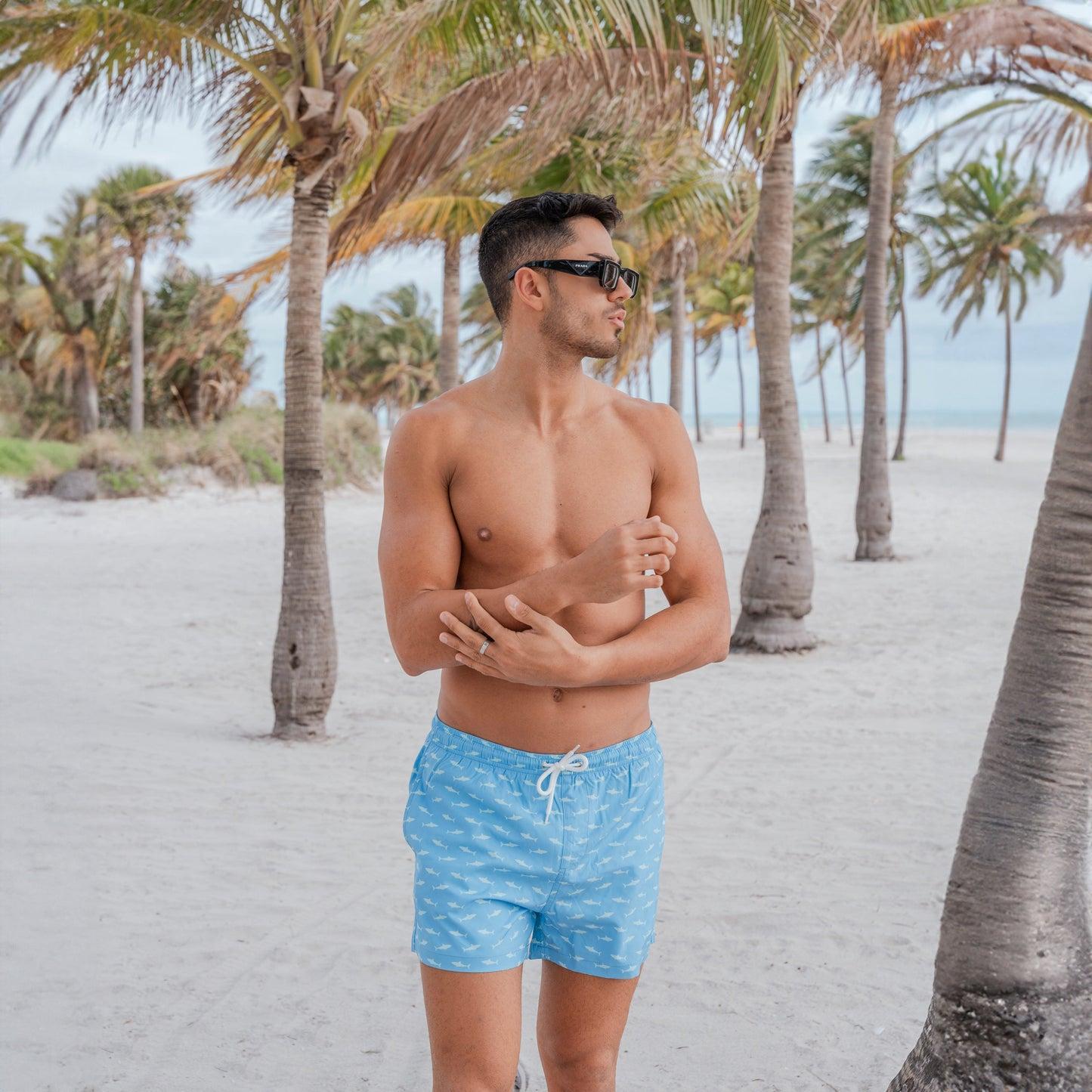 Bermies Shark Bay Swim Trunks Product Image