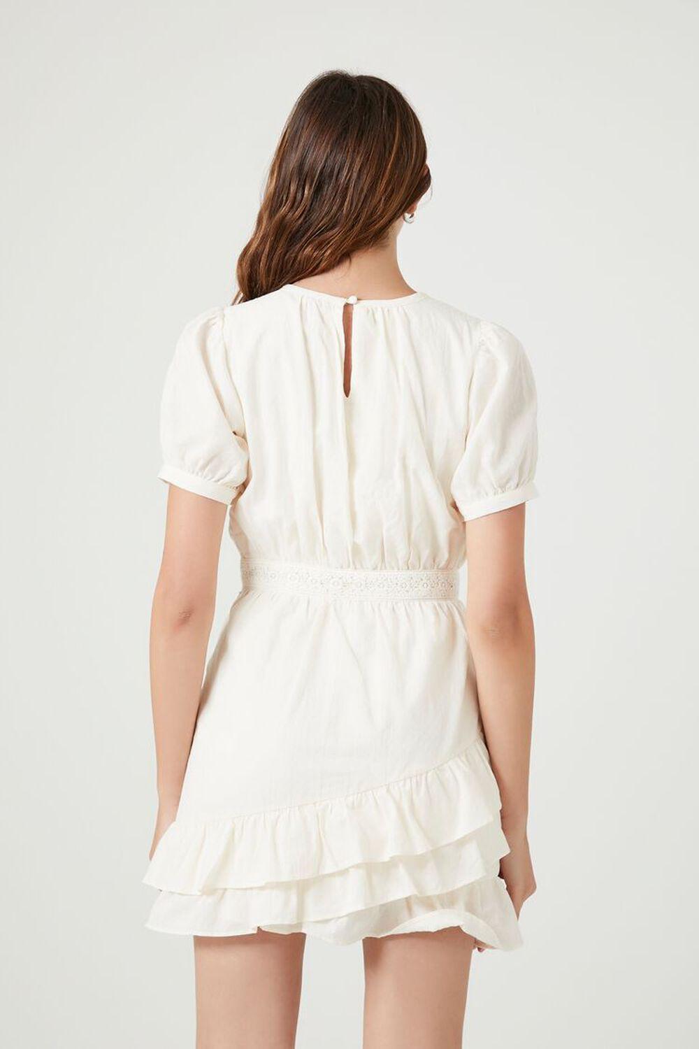 Crochet Lace Ruffle Mini Dress | Forever 21 Product Image