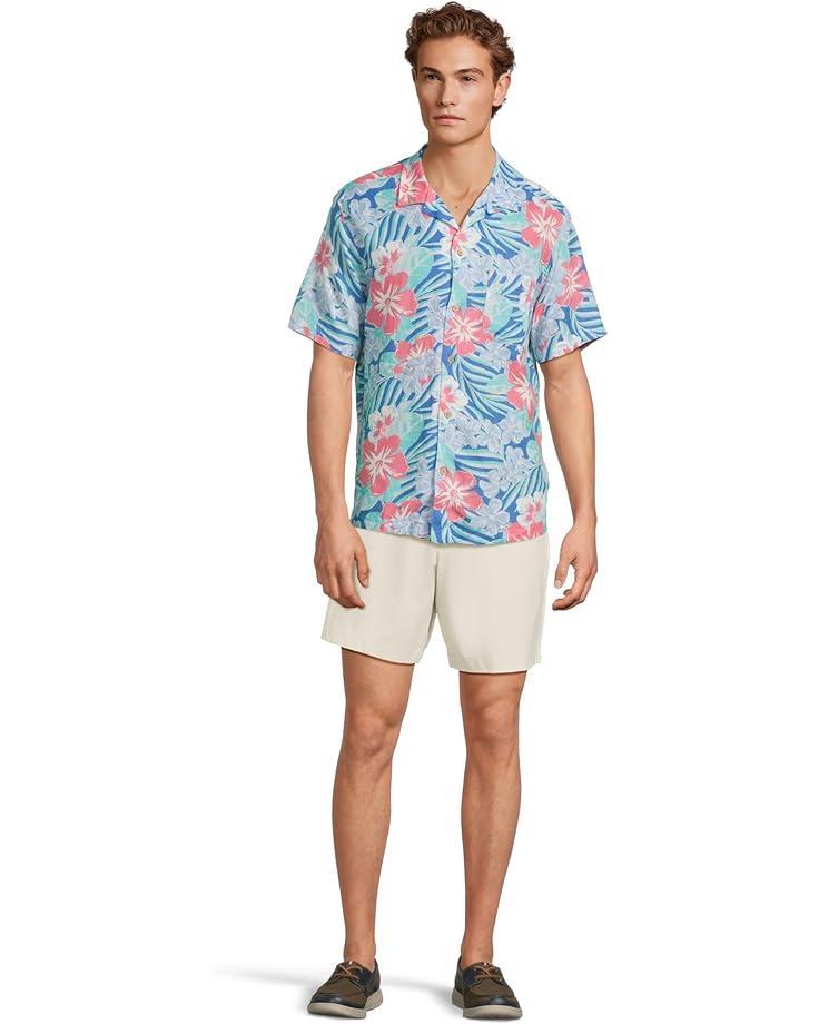 Men's Vineyard Vines Island Floral Short Sleeve Cabana Shirt Product Image