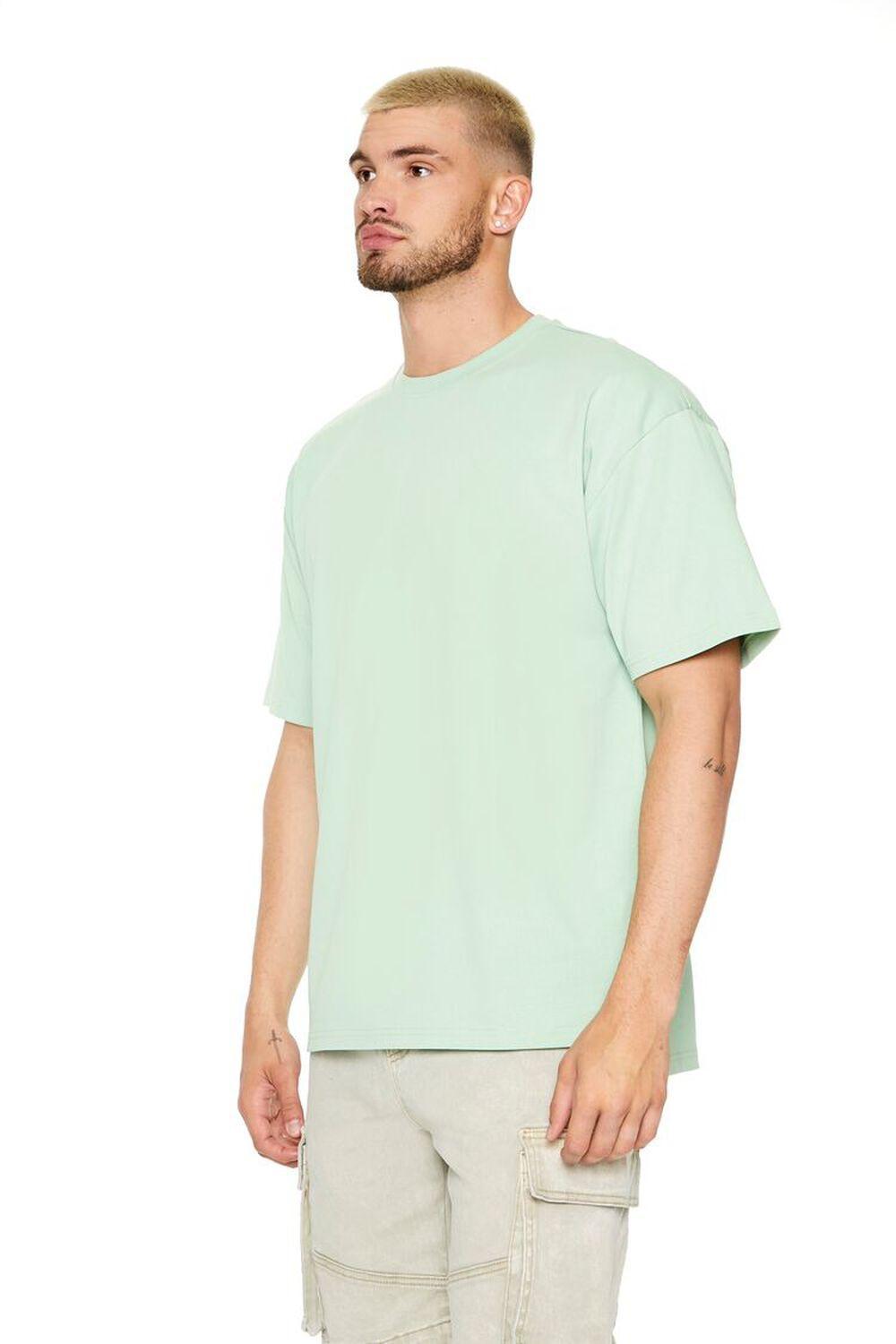 Cotton High-Low Crew Tee | Forever 21 Product Image