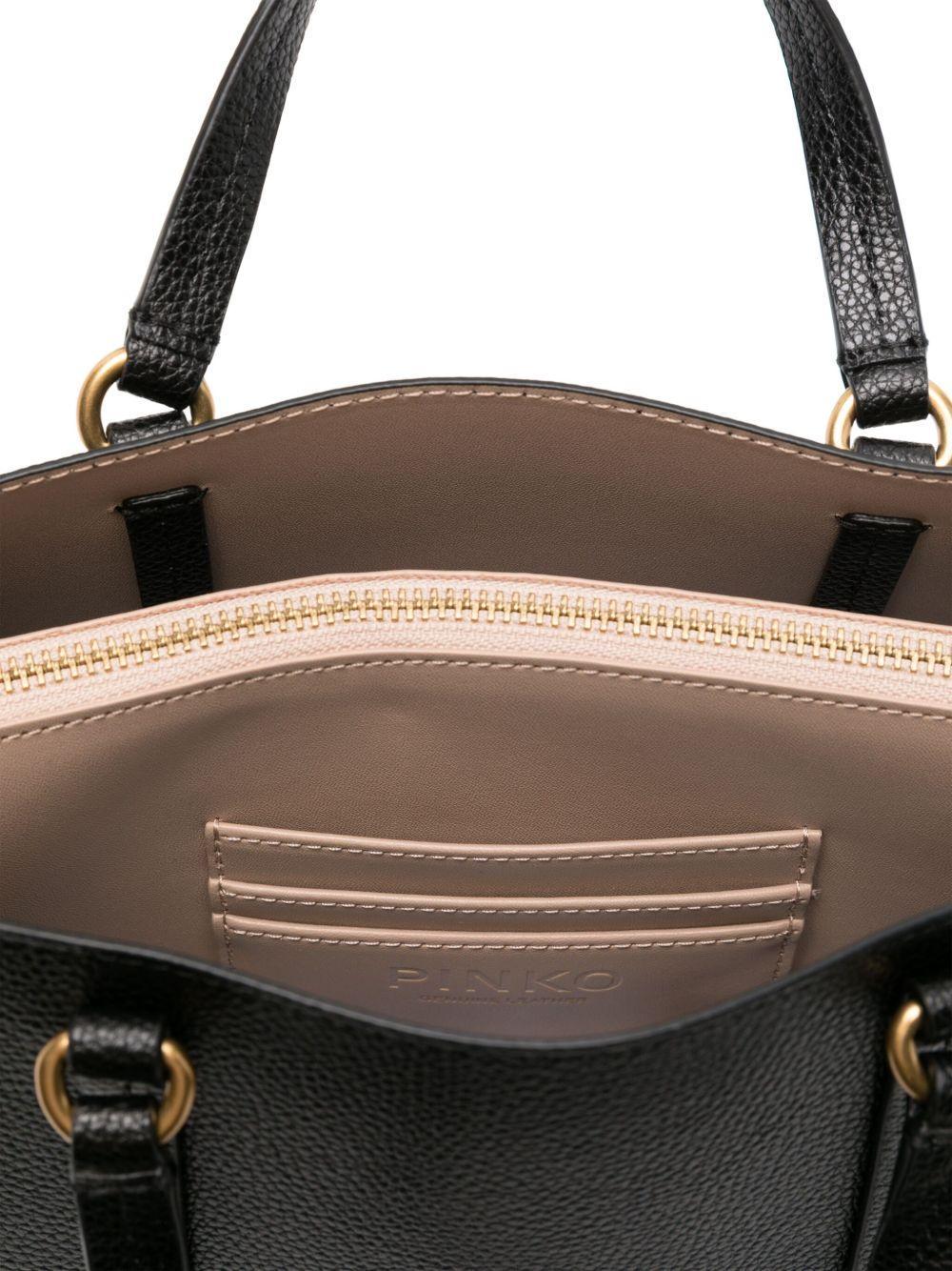 Carrie leather tote bag Product Image