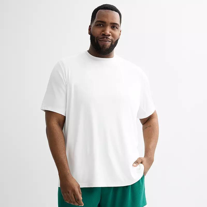 Big & Tall Tek Gear® Dry Tek Tee, Men's, Size: XL Tall, Hawk Gray Product Image