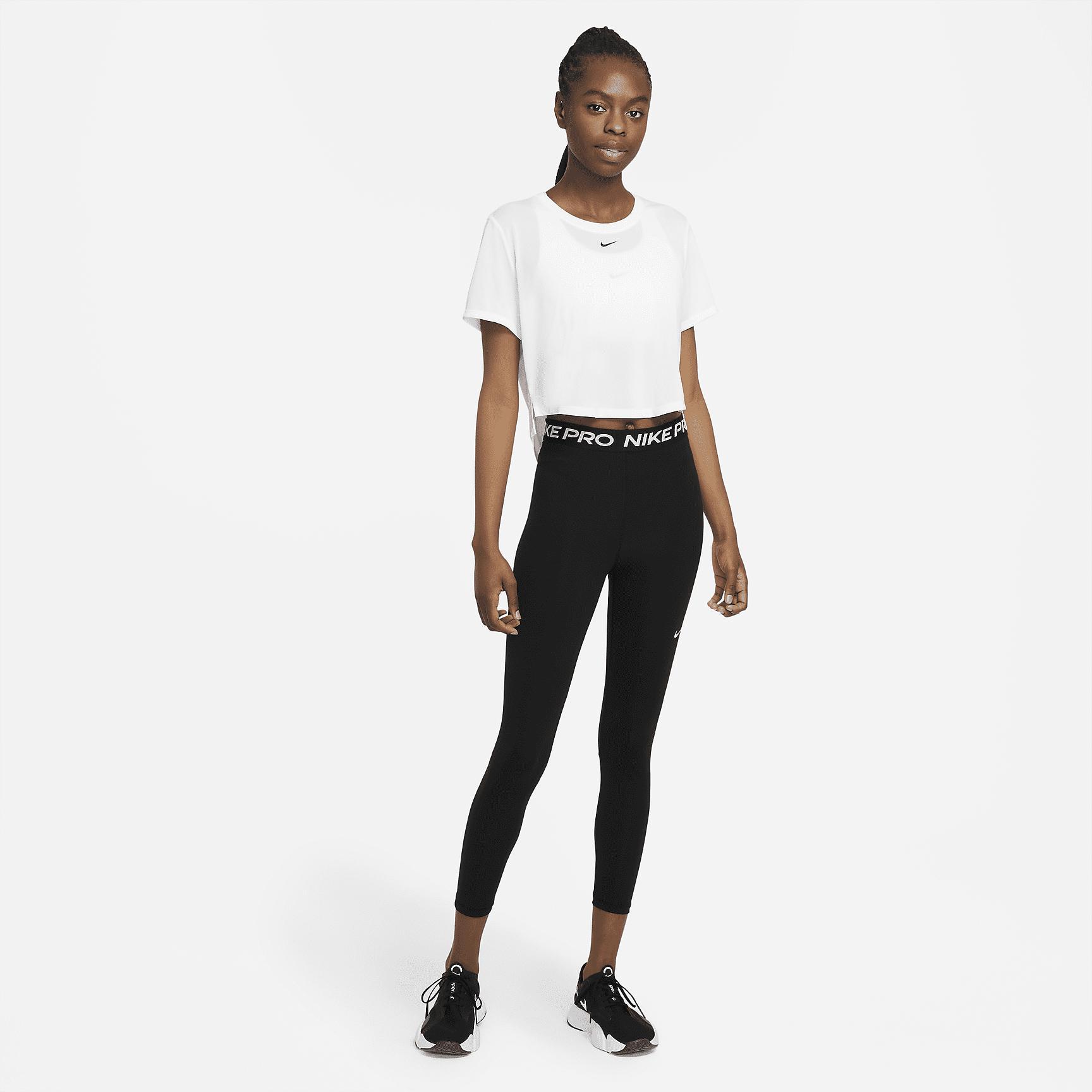 Nike Women's Dri-FIT One Standard Fit Short-Sleeve Cropped Top Product Image