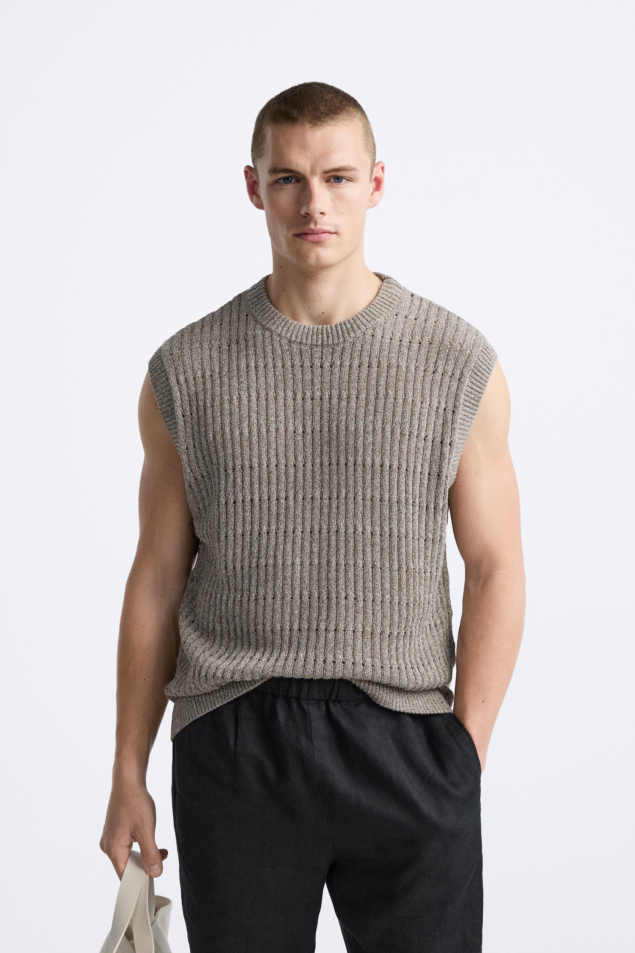 OPEN KNIT VEST Product Image